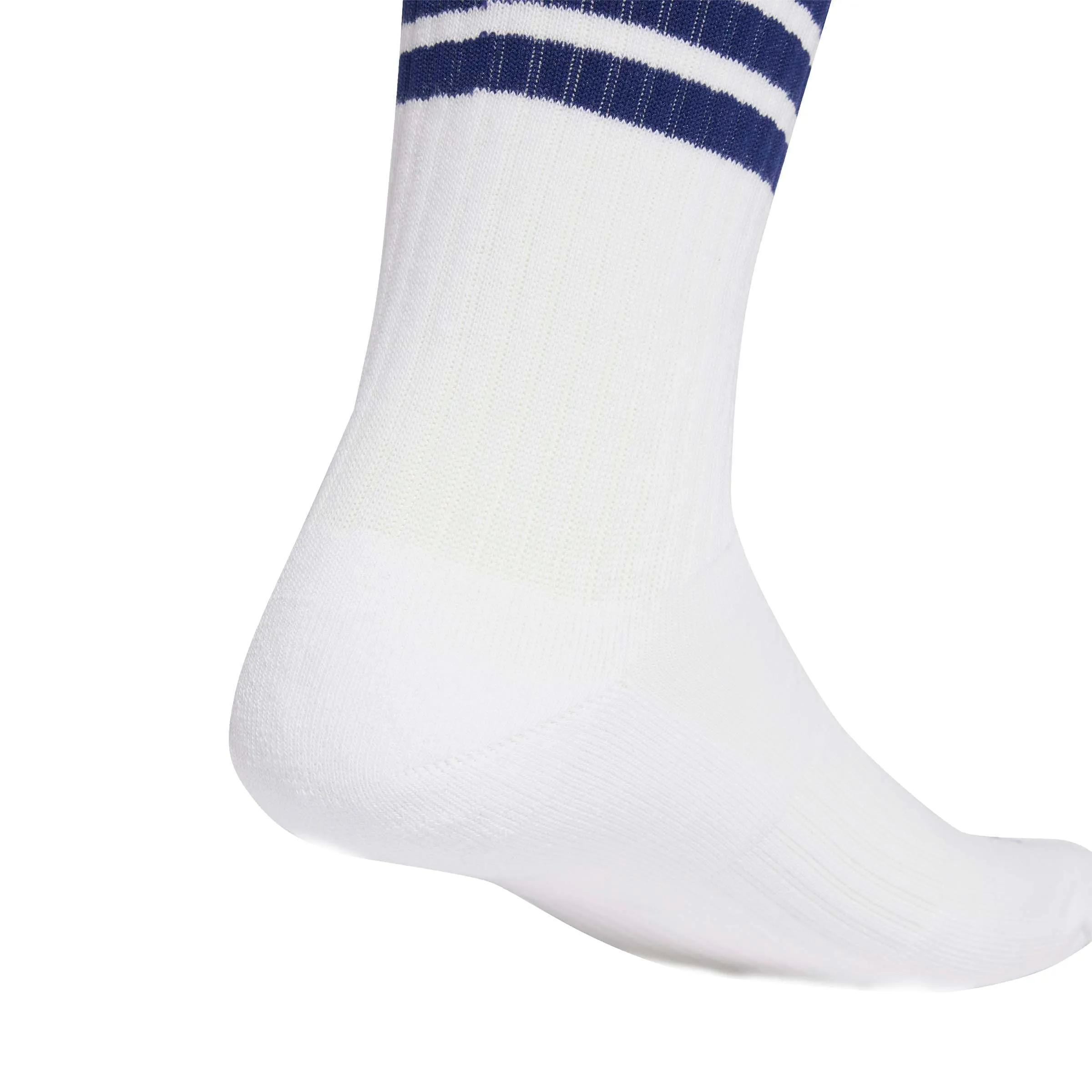 adidas 3Stripes Cushioned Sportswear Crew Socks, 3 Pair Pack, Dark Blue/Team Power Red 2/White, 34-36 - immagine 2