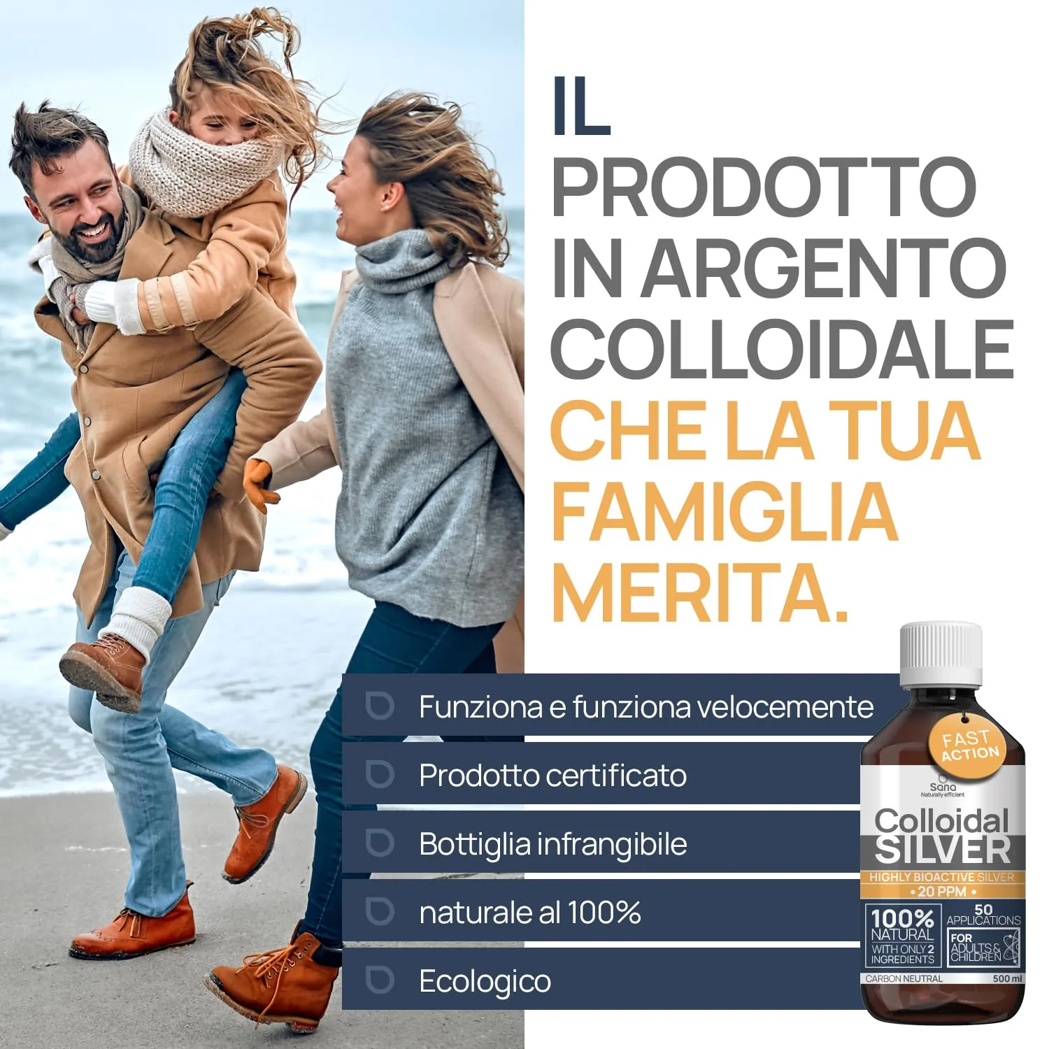 Institut Katharos Argento Colloidale Puro 20 PPM, 1000 ml - immagine 7