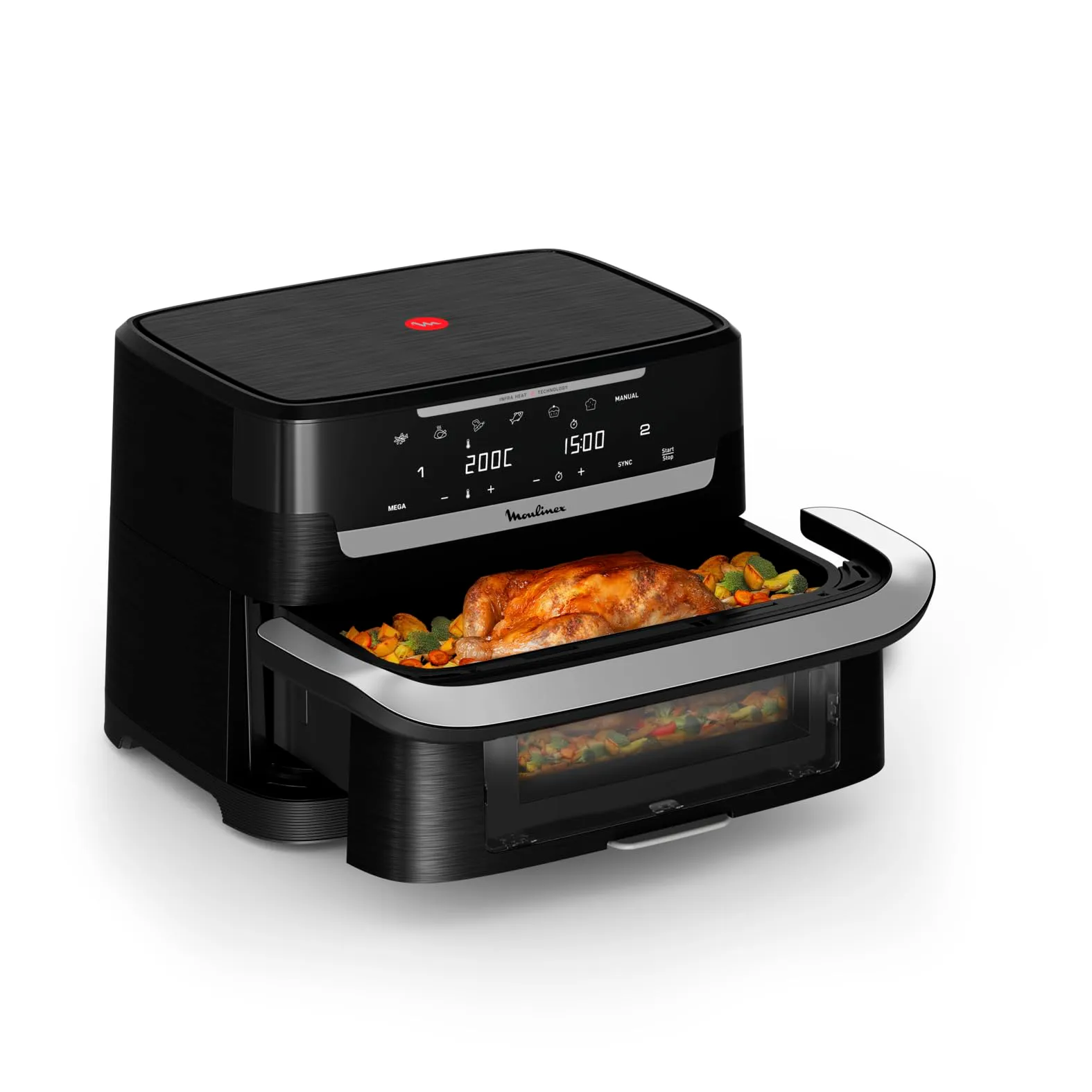 Moulinex Ever Fry Dual Flex Friggitrice ad Aria 9L EZ9288F0 - immagine 2