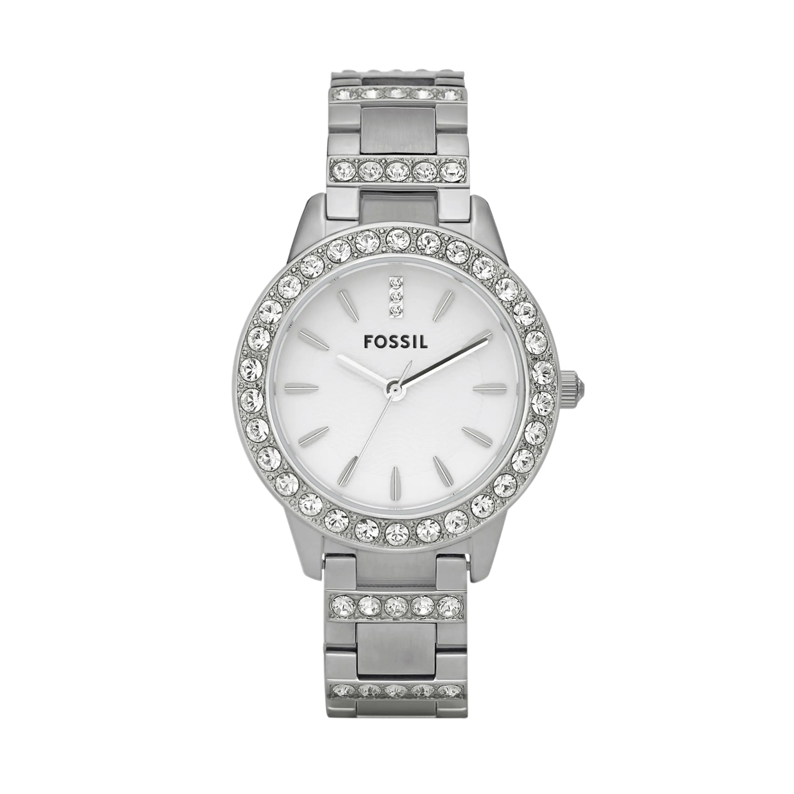 Fossil Jesse Orologio da donna ES2362 - Acciaio inossidabile, Tono argento e glitter - immagine 1