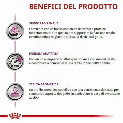 Royal Canin Veterinary Renal Fish Umido per Gatti, 2 x 12 x 85 g - immagine 9