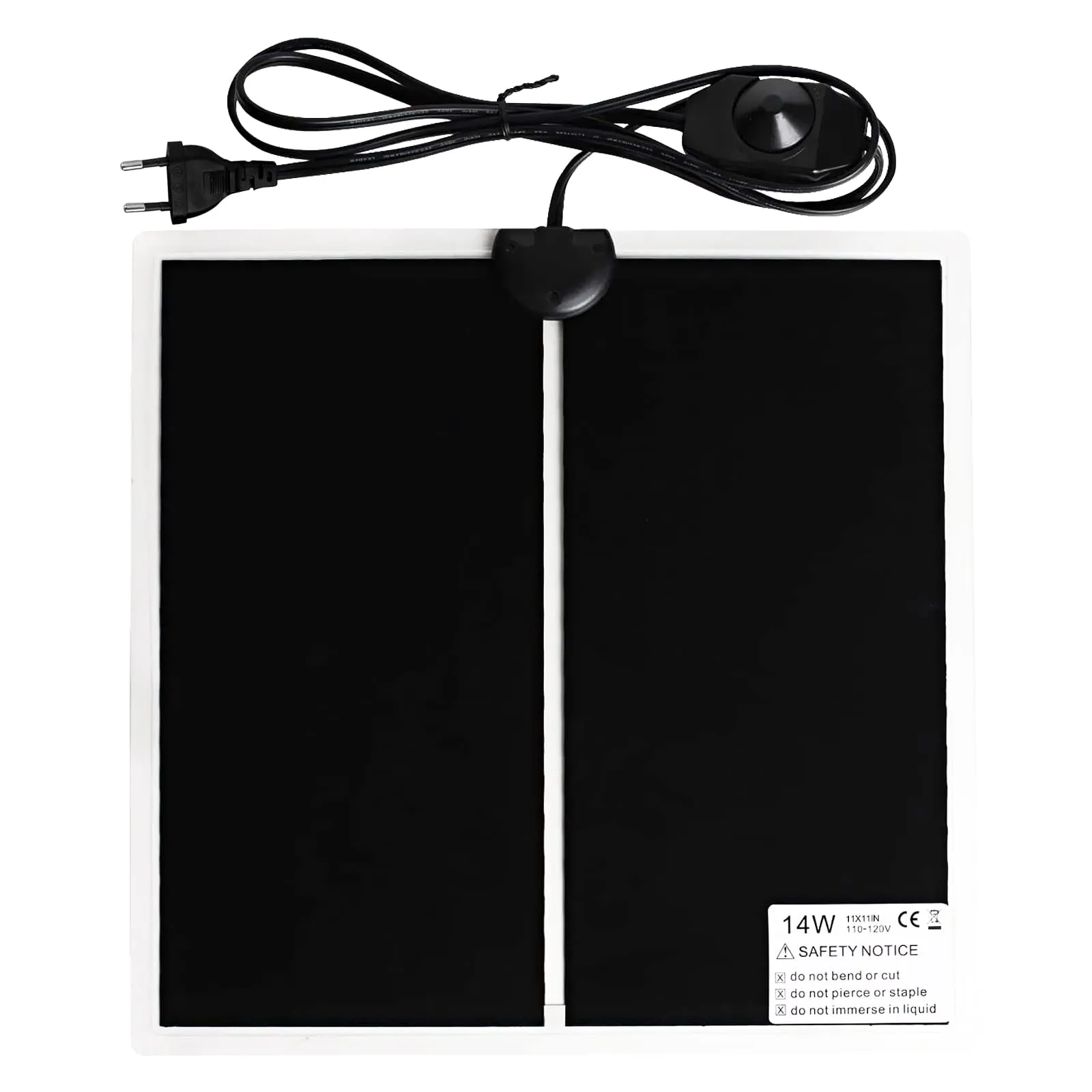 Geoyien Tappetino riscaldante per rettili, 28x28cm, 25-35W, 220V-240V - immagine 1