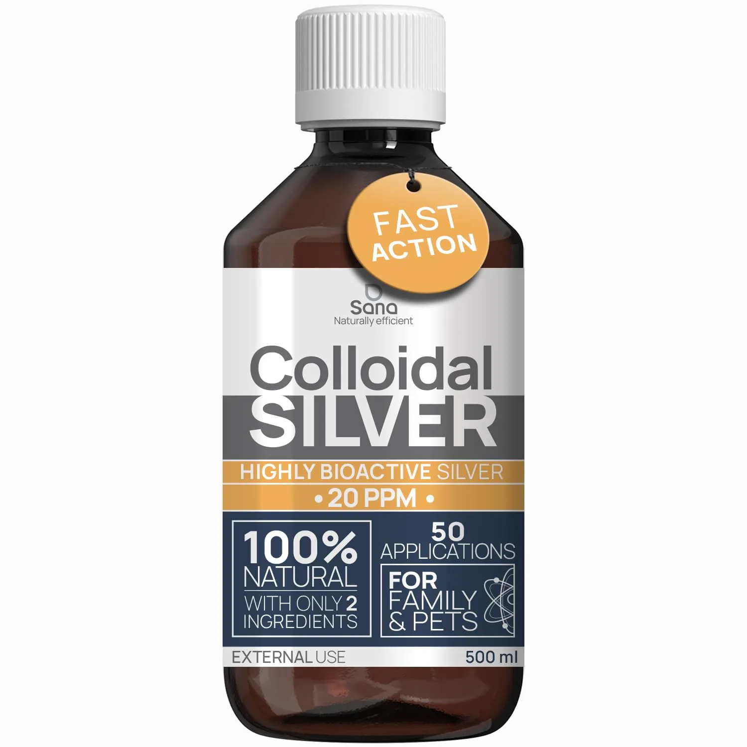 Institut Katharos Argento Colloidale Puro 20 PPM, 500ml - immagine 1