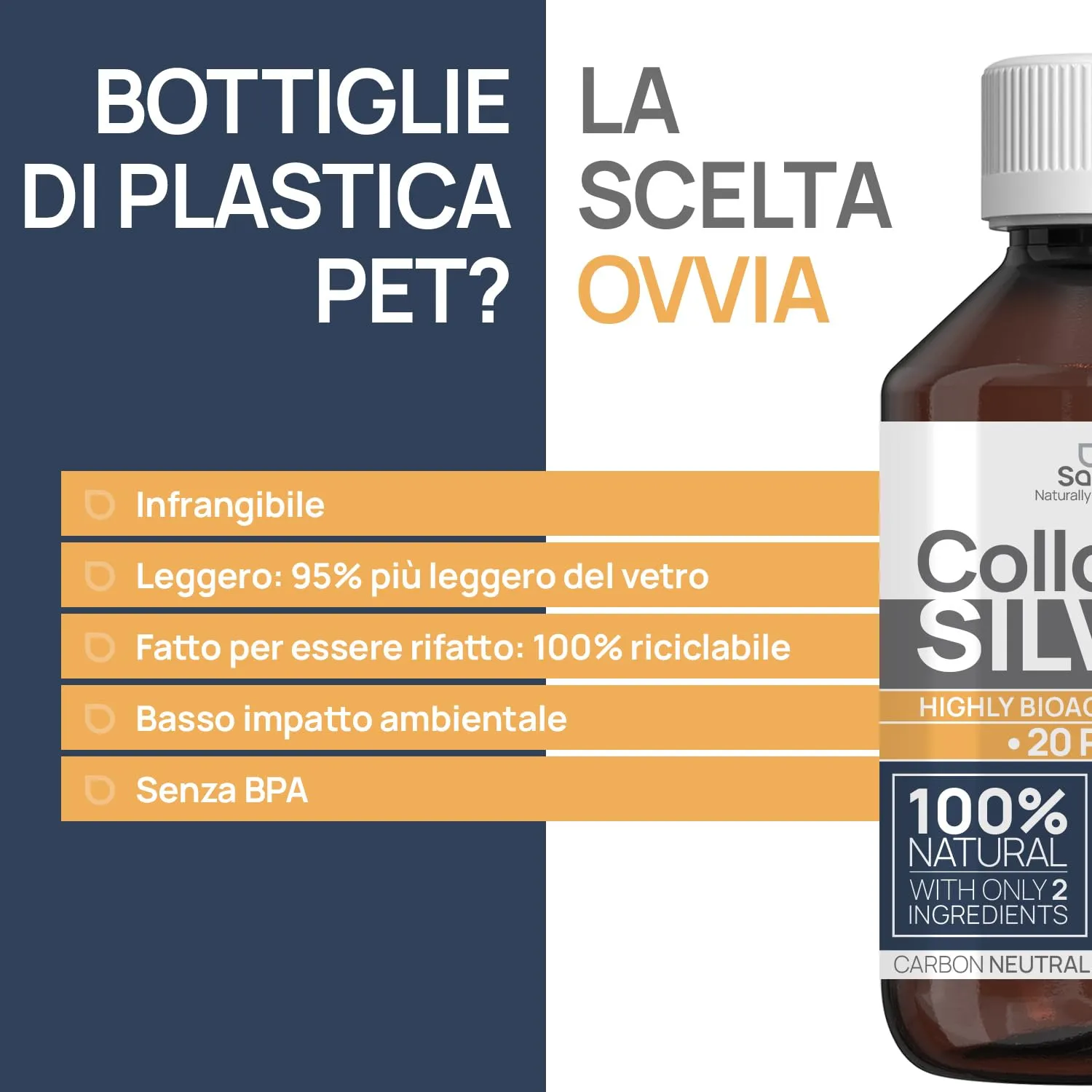 Institut Katharos Argento Colloidale Puro 20 PPM, 500ml - immagine 5