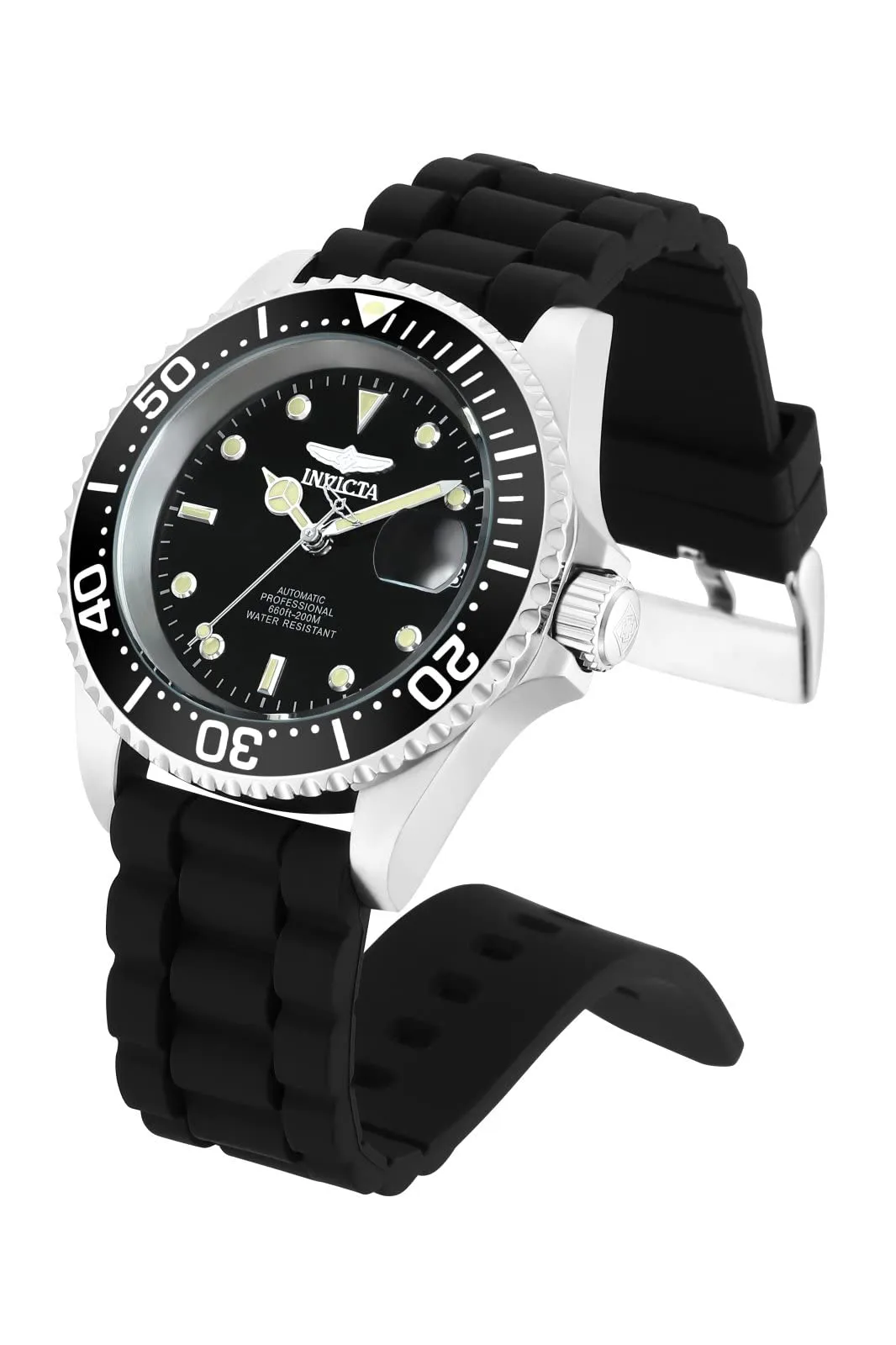 Invicta Pro Diver 23678 Orologio da uomo Automatico 40 mm Argento/Nero - immagine 2