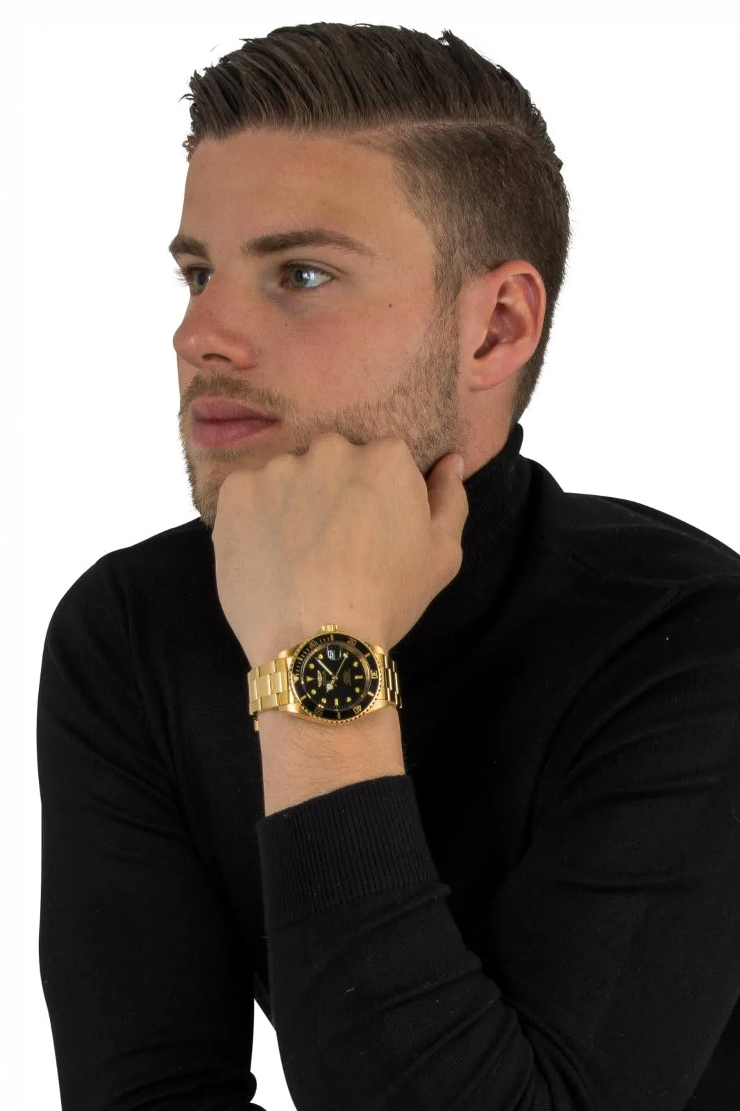 Invicta Pro Diver 8929OB Orologio da Uomo Automatico in Acciaio Inossidabile 40 mm Oro/Nero - immagine 5
