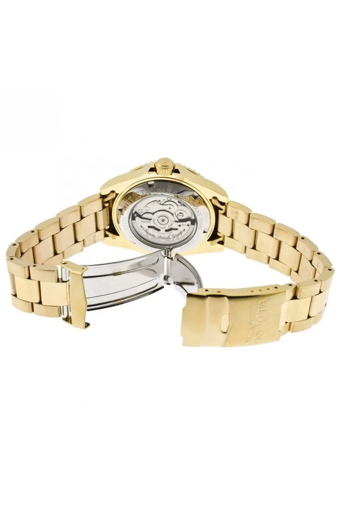 Invicta Pro Diver 8930OB Orologio da uomo automatico in acciaio inossidabile 40 mm, Oro/Blu - immagine 4