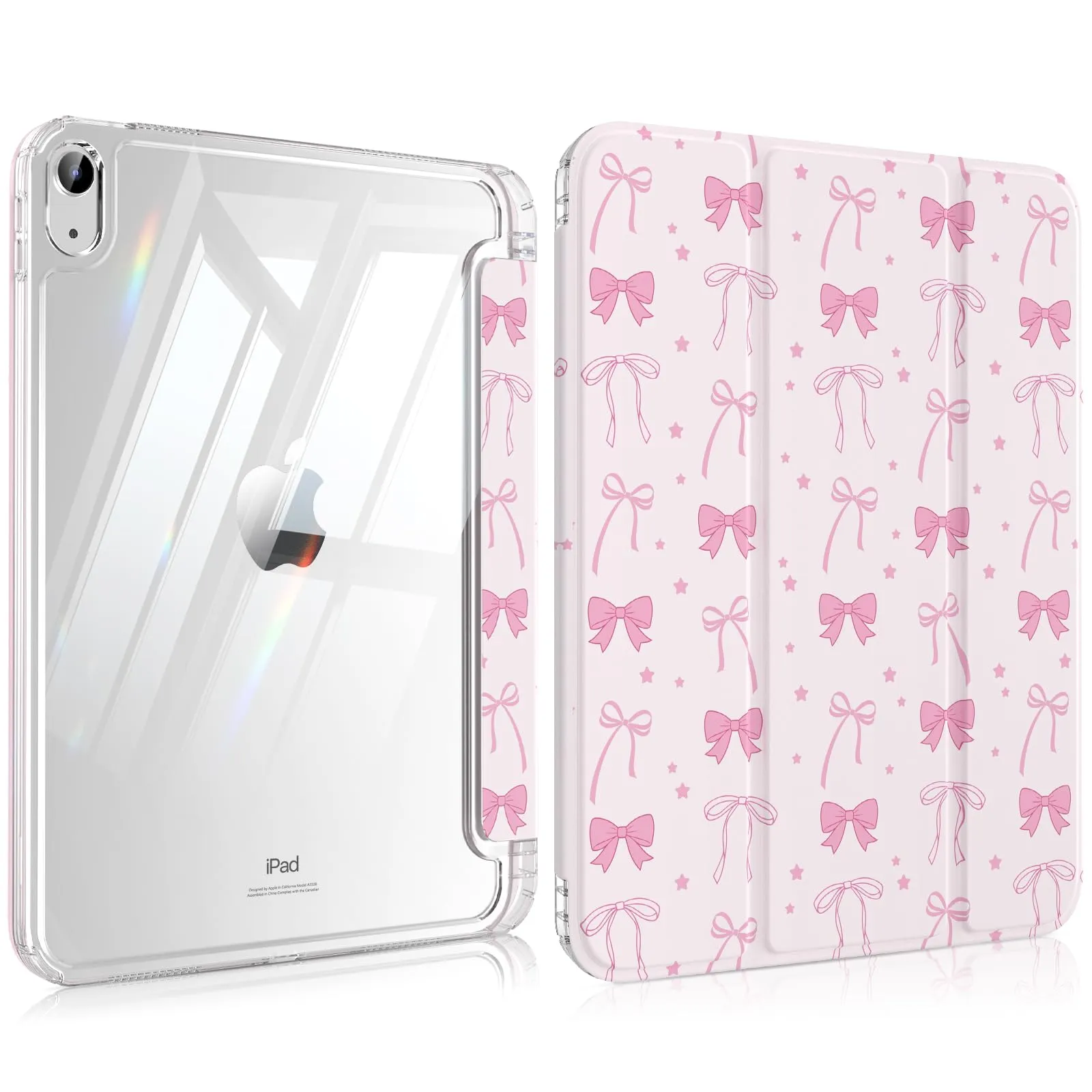 MoKo Cover for iPad 11th Gen 11" (2025) and 10th Gen 10.9" (2022), Stella Rosa - immagine 1
