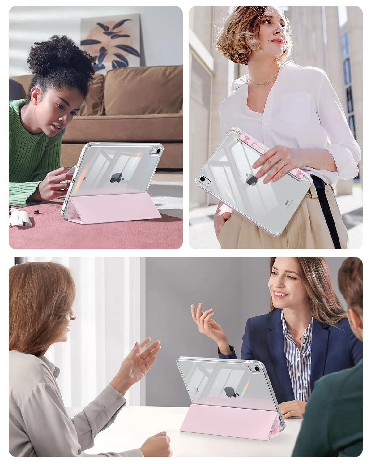 MoKo Cover for iPad 11th Gen 11" (2025) and 10th Gen 10.9" (2022), Stella Rosa - immagine 9