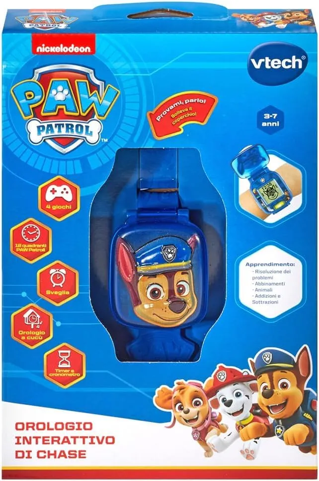 VTech PAW Patrol Orologio Interattivo di Chase per Bambini 3-7 Anni - immagine 15
