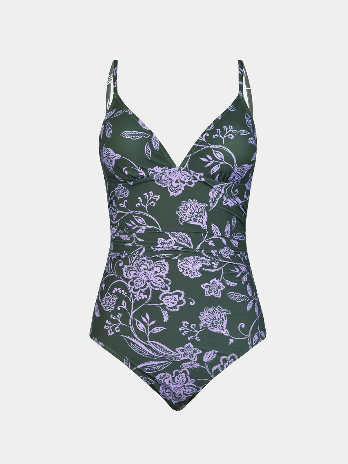 CUPSHE Costume da bagno intero da donna scollo a V controllo della pancia, XL - immagine 6
