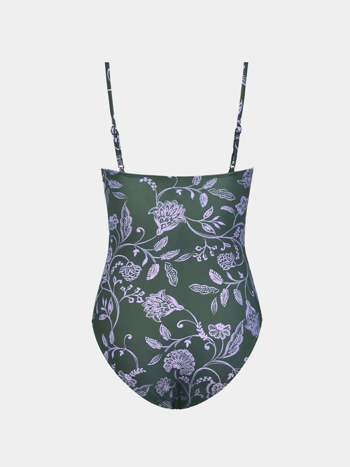CUPSHE Costume da bagno intero da donna scollo a V controllo della pancia, XL - immagine 7