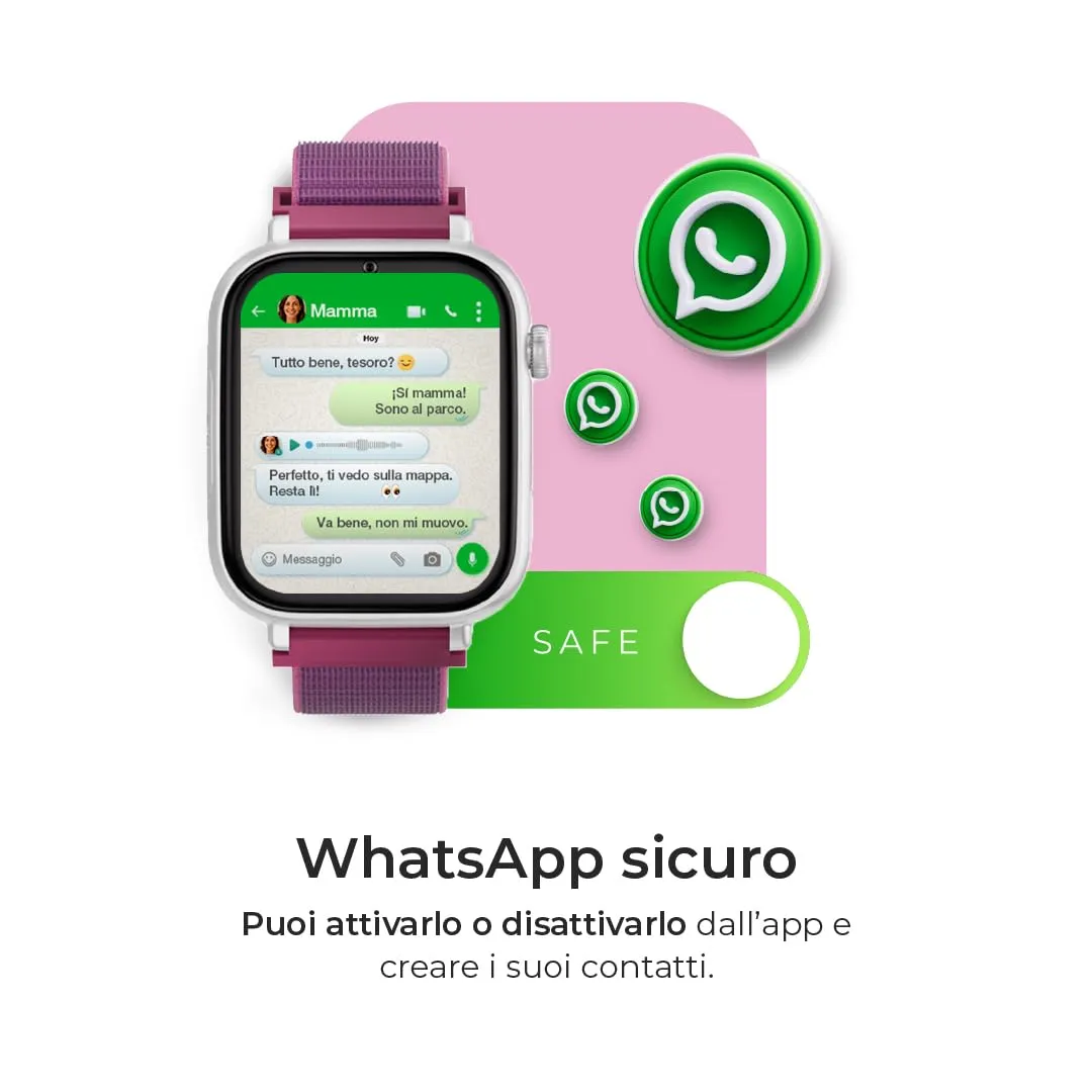 SaveFamily SaveWatch Plus 4G Orologio Connesso per Bambini con GPS - immagine 4
