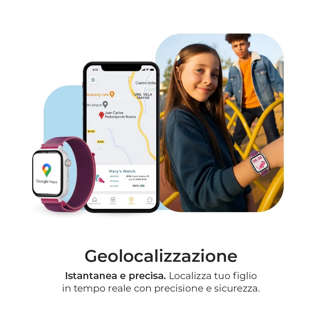 SaveFamily SaveWatch Plus 4G Orologio Connesso per Bambini con GPS - immagine 5