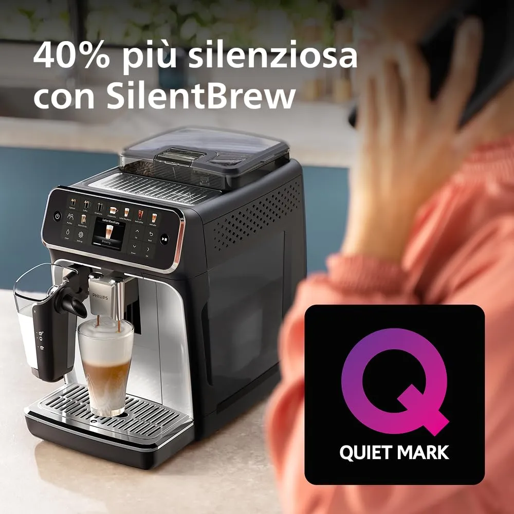 Philips 5500 Macchina Caffè Automatica LatteGo EP5546/70 - immagine 8