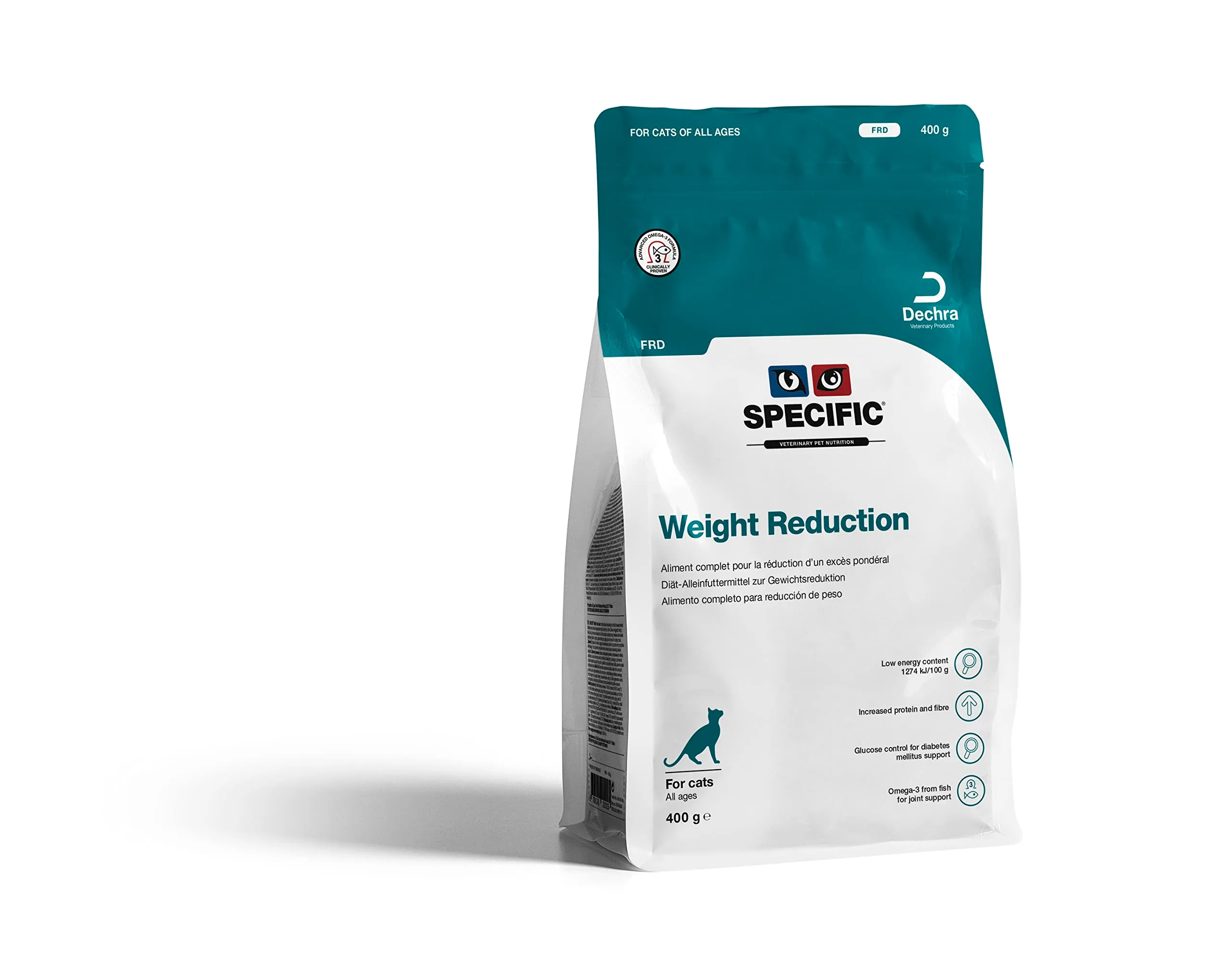 Specific Weight Reduction (FRD) Dry Cat Food, 400 g - immagine 1