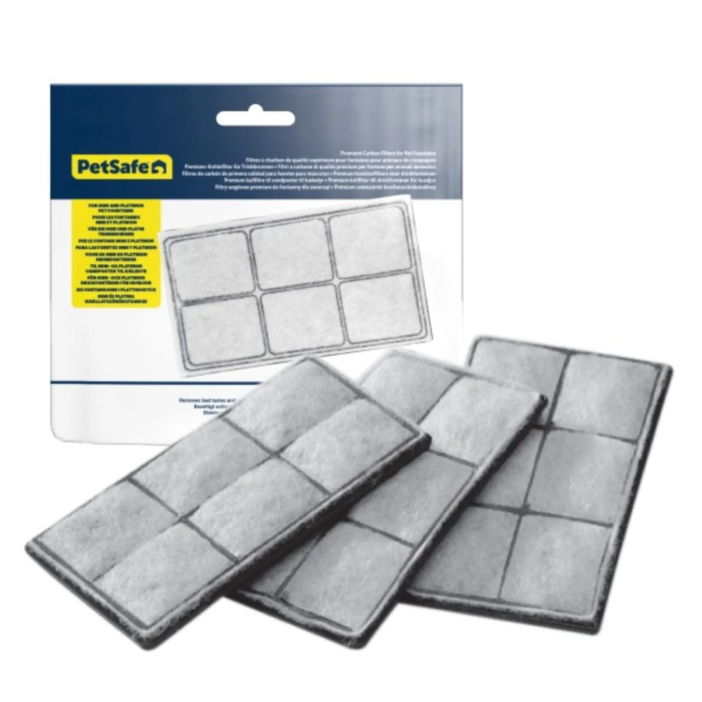 PetSafe Drinkwell Cartucce Filtro di Ricambio per Fontanelle Originali, Platino e Mini, Confezione da 3 - immagine 2