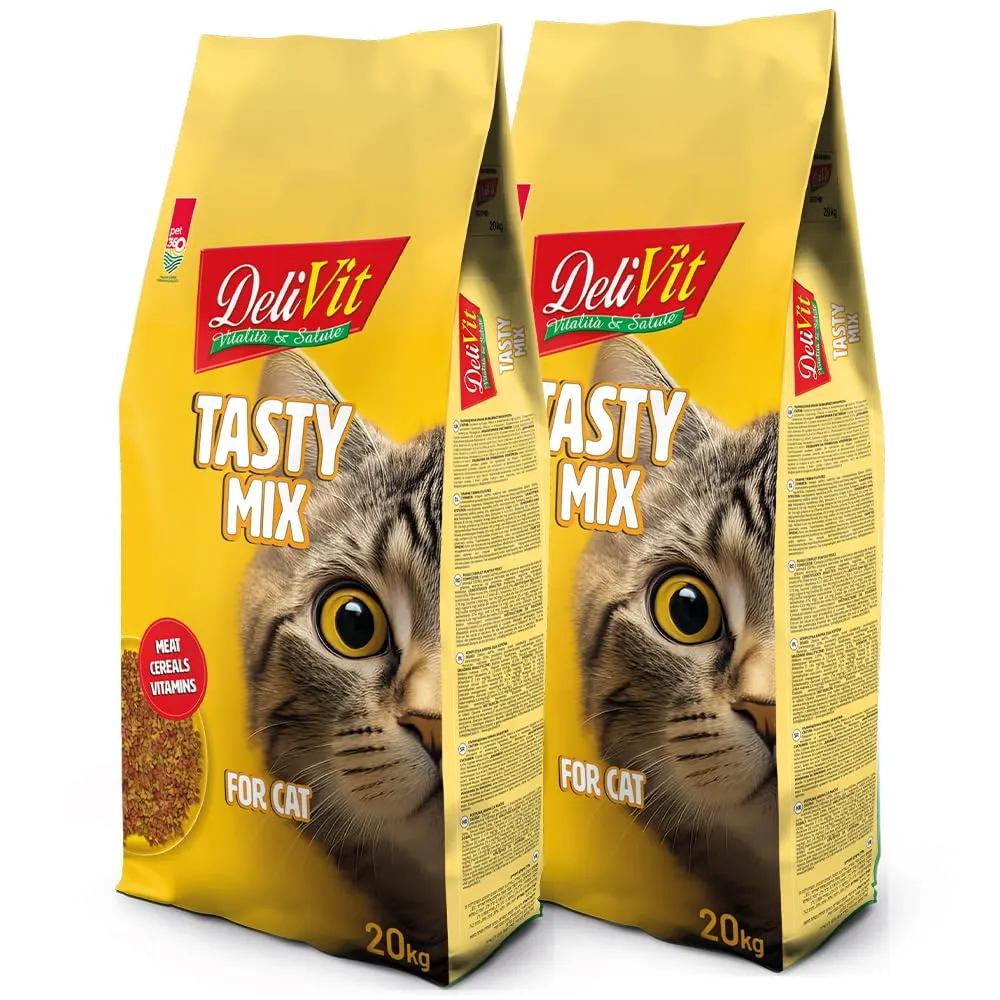 DeliVit Tasty Mix Croccantini per Gatti Adulti 20 kg - immagine 1