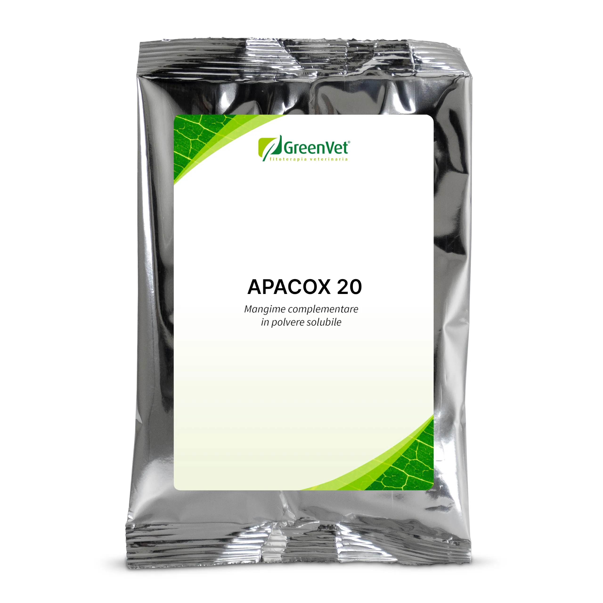 GreenVet Apacox Coadiuvante nella Coccidiosi per Uccelli e Avicoli, 100 g - immagine 1