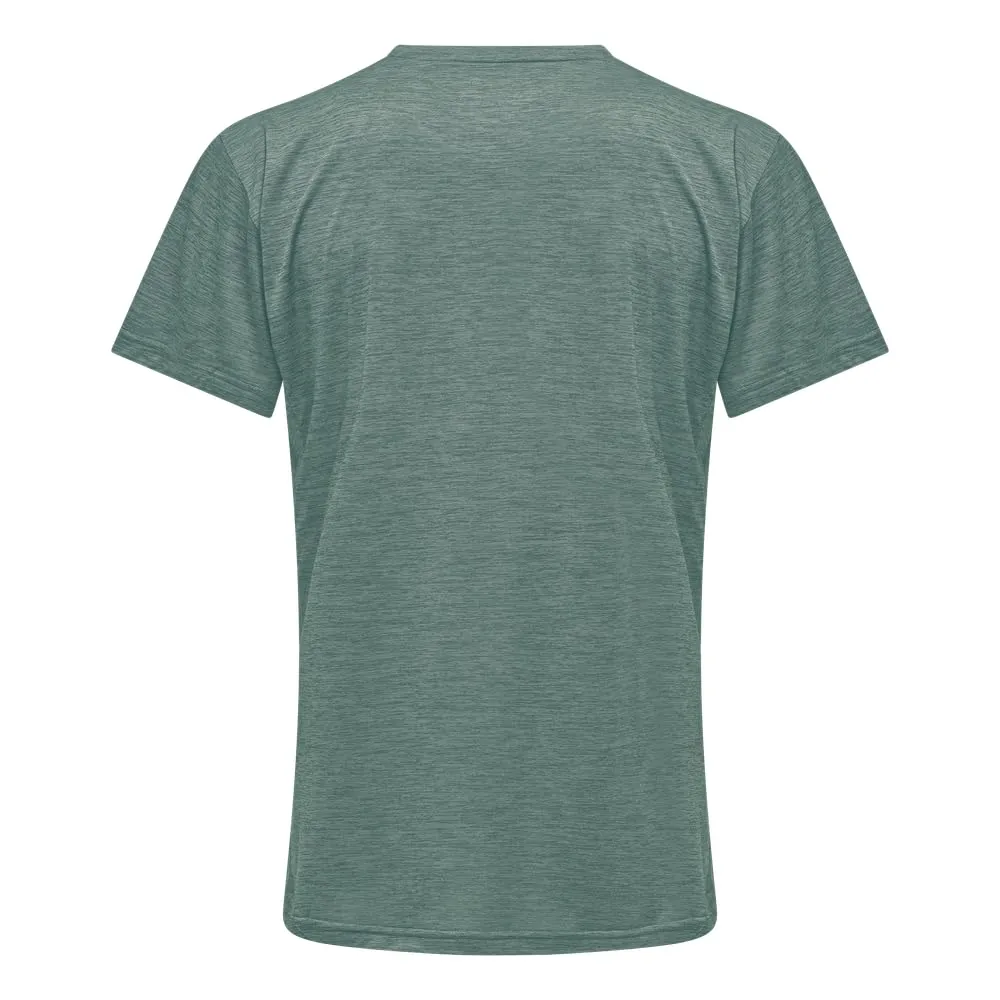 Salewa Puez Melange Dry S/S Tee - XL - Willow Melange - immagine 3