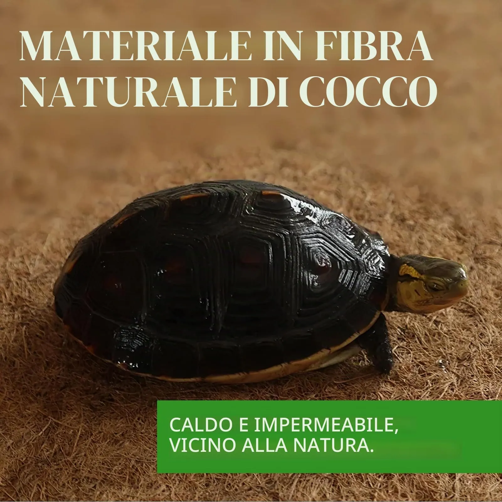 Flewdart Rotolo di Fibra di Cocco 100% Naturale Carbonizzato, 30x300 cm - immagine 4