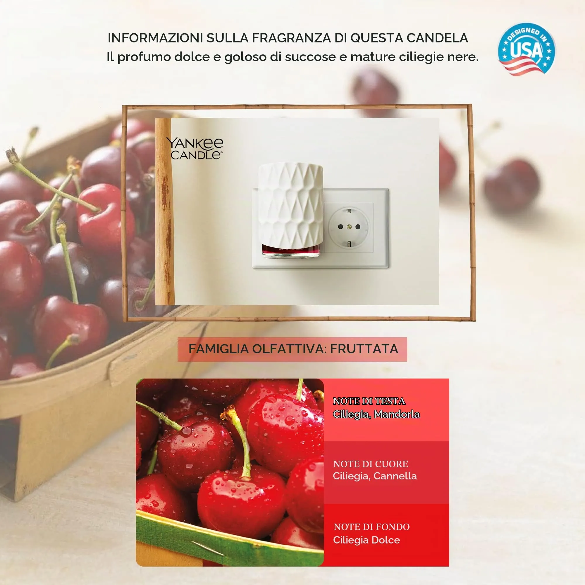 Yankee Candle Scent Plug Kit - Ciliegia nera - immagine 2