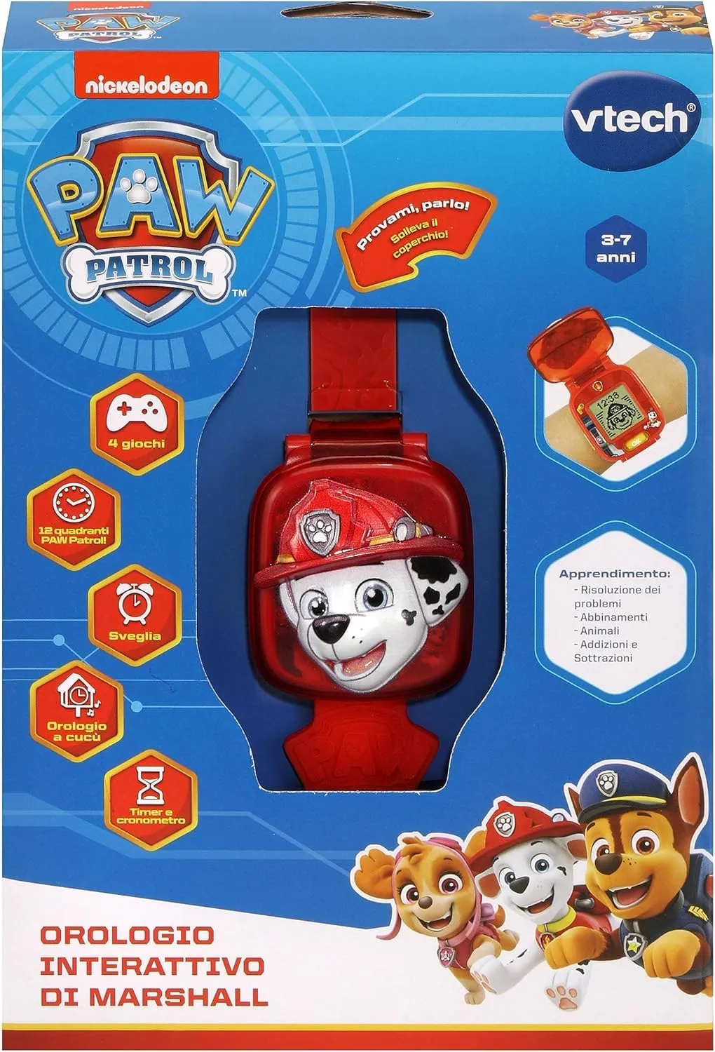 VTech PAW Patrol Orologio Interattivo di Marshall per Bambini 3-7 Anni - immagine 8