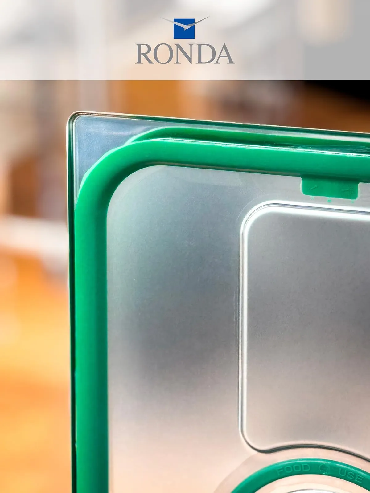 RONDA GN T12S Coperchio con guarnizione in silicone per contenitore gastronorm 1/2 in acciaio AISI304 - immagine 4