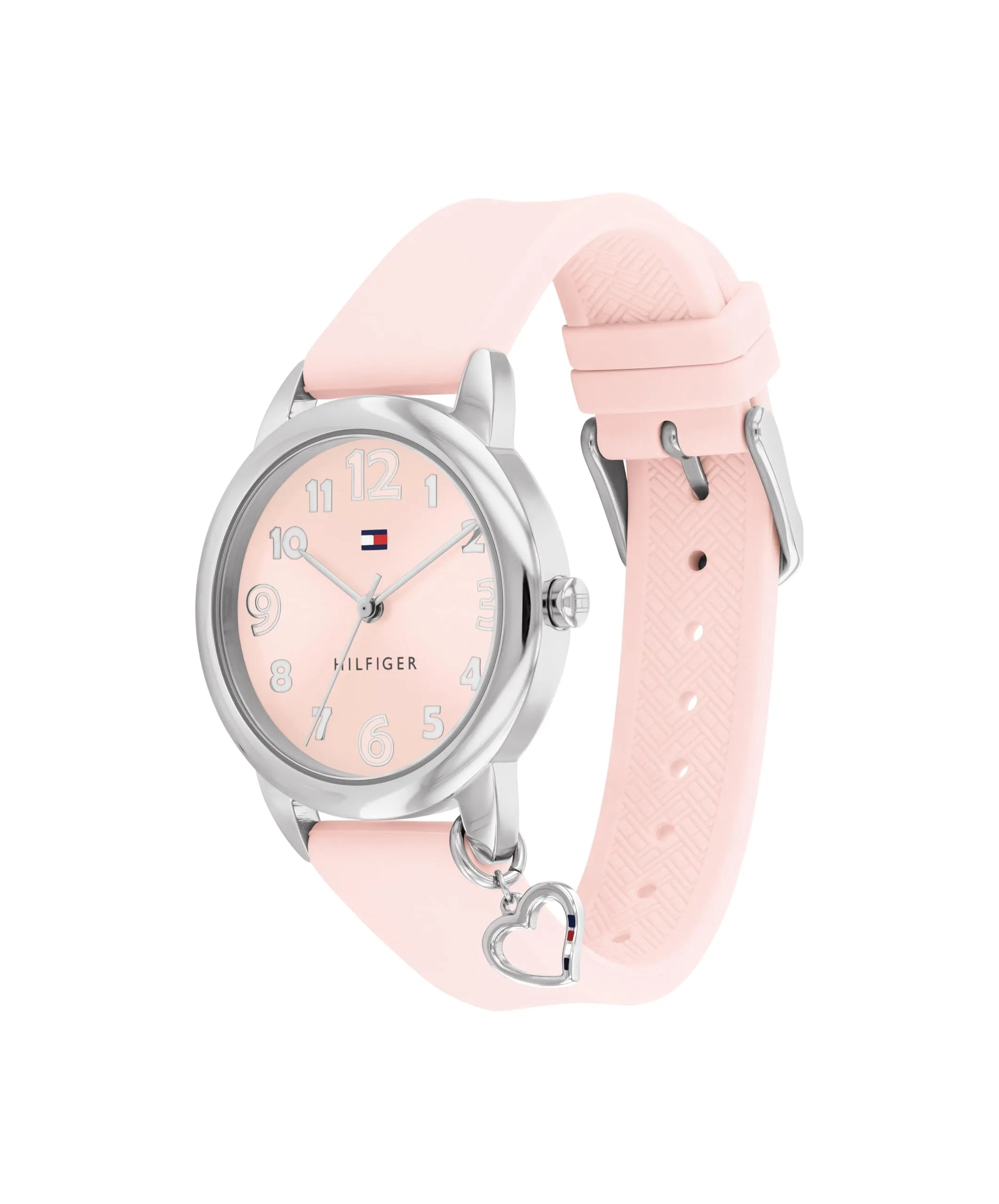 Tommy Hilfiger Orologio al Quarzo 1720044, Cinturino in Silicone Rosa, Blush - immagine 2