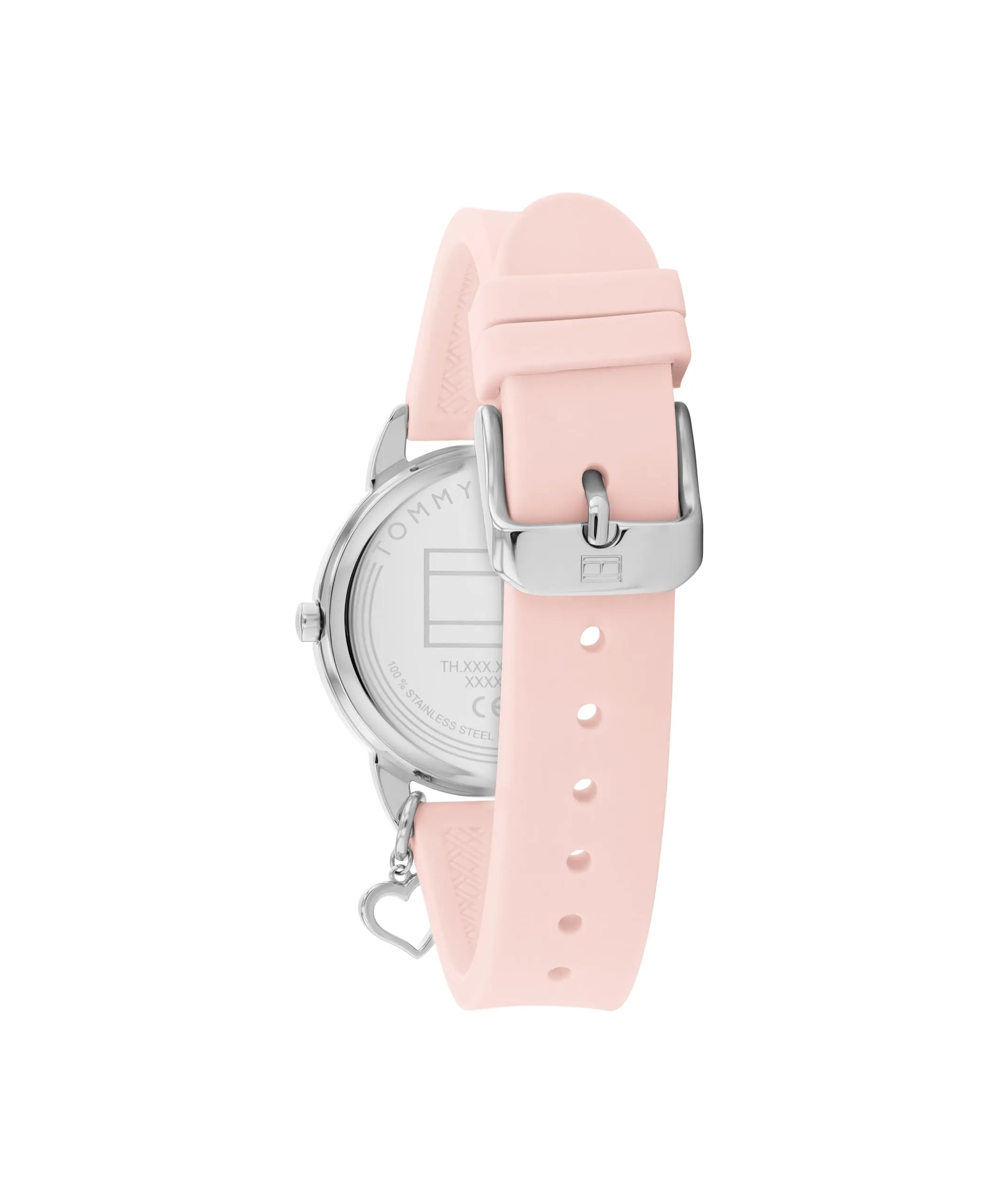 Tommy Hilfiger Orologio al Quarzo 1720044, Cinturino in Silicone Rosa, Blush - immagine 3