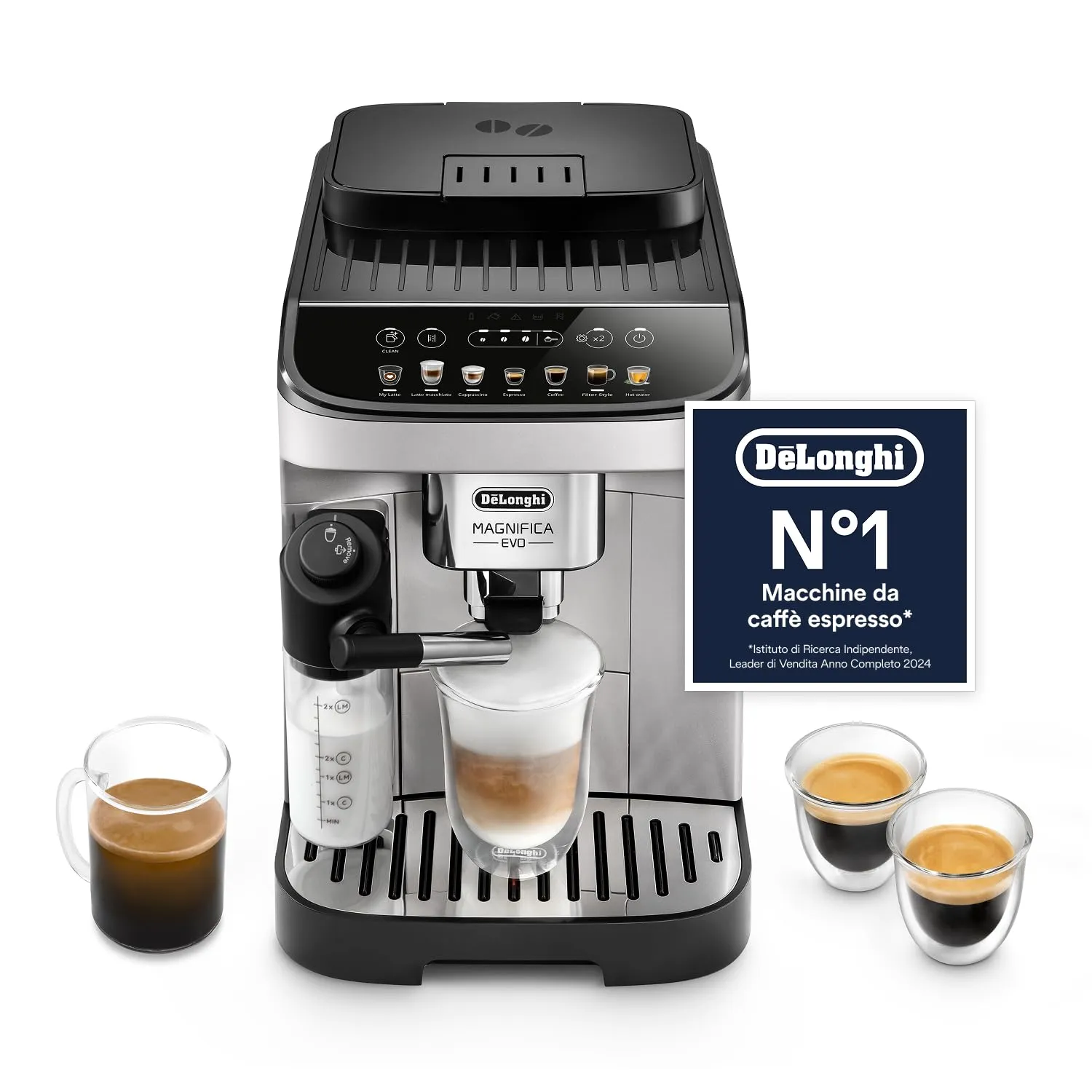 De'Longhi Magnifica Evo ECAM292.81.SB Macchina da Caffè con Sistema LatteCrema Hot - immagine 1