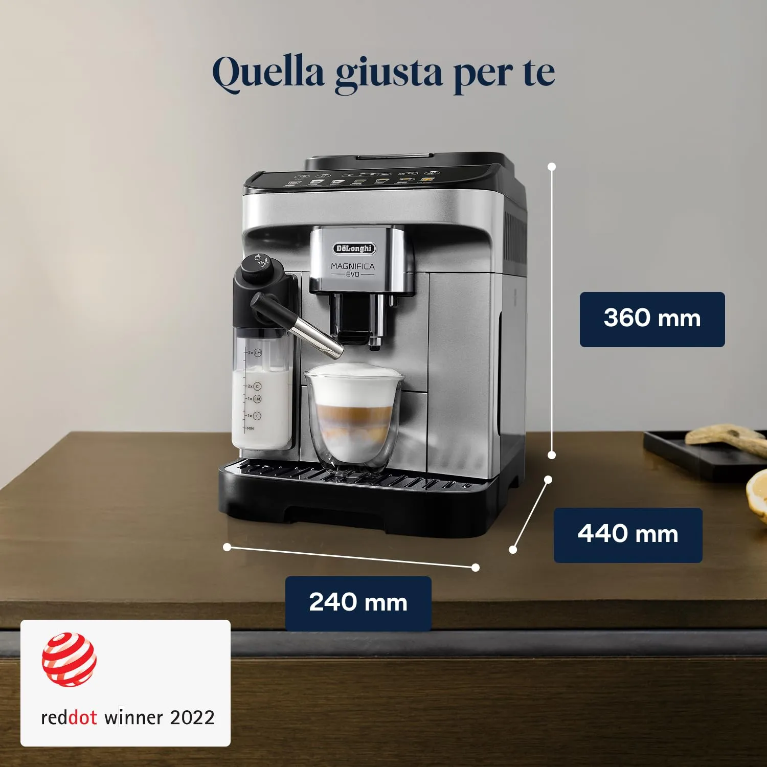De'Longhi Magnifica Evo ECAM292.81.SB Macchina da Caffè con Sistema LatteCrema Hot - immagine 7