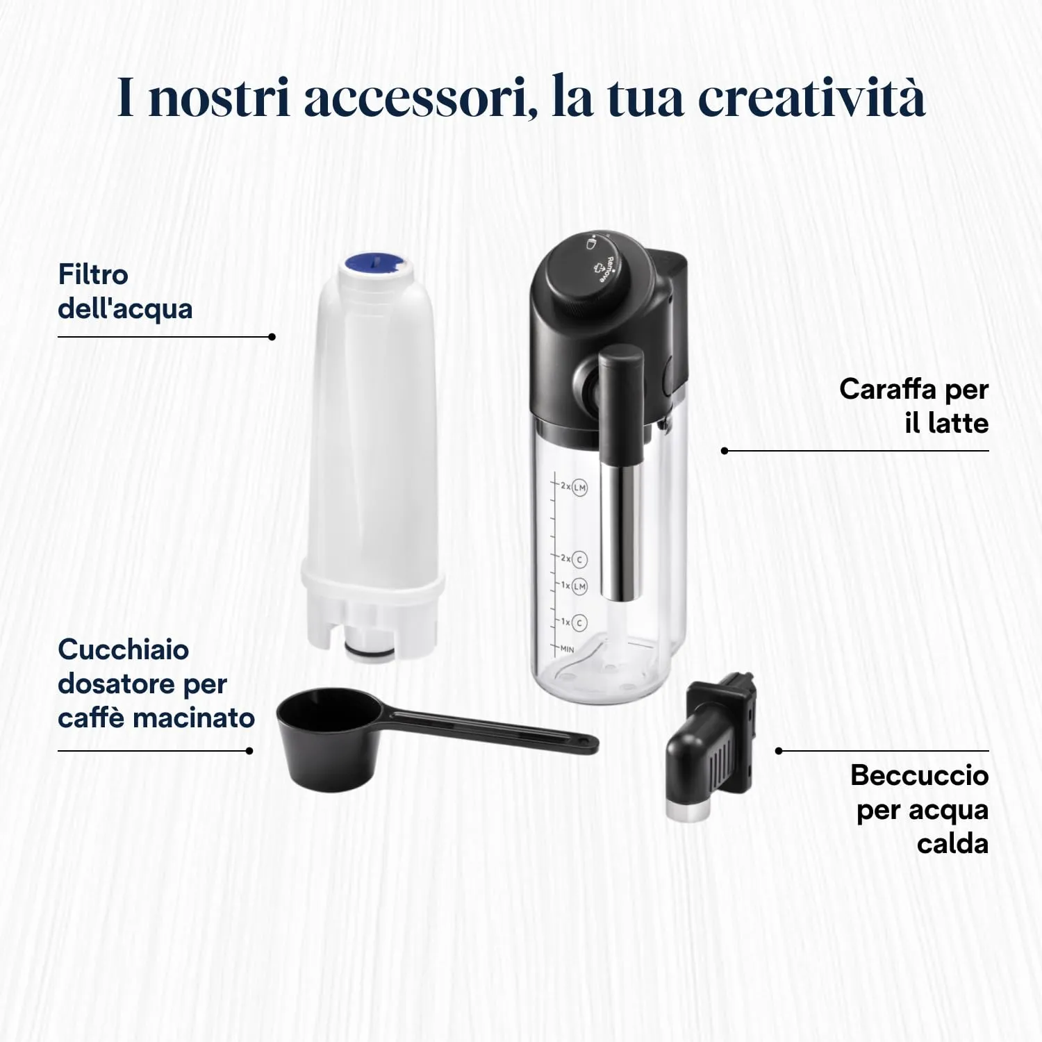 De'Longhi Magnifica Evo ECAM292.81.SB Macchina da Caffè con Sistema LatteCrema Hot - immagine 8