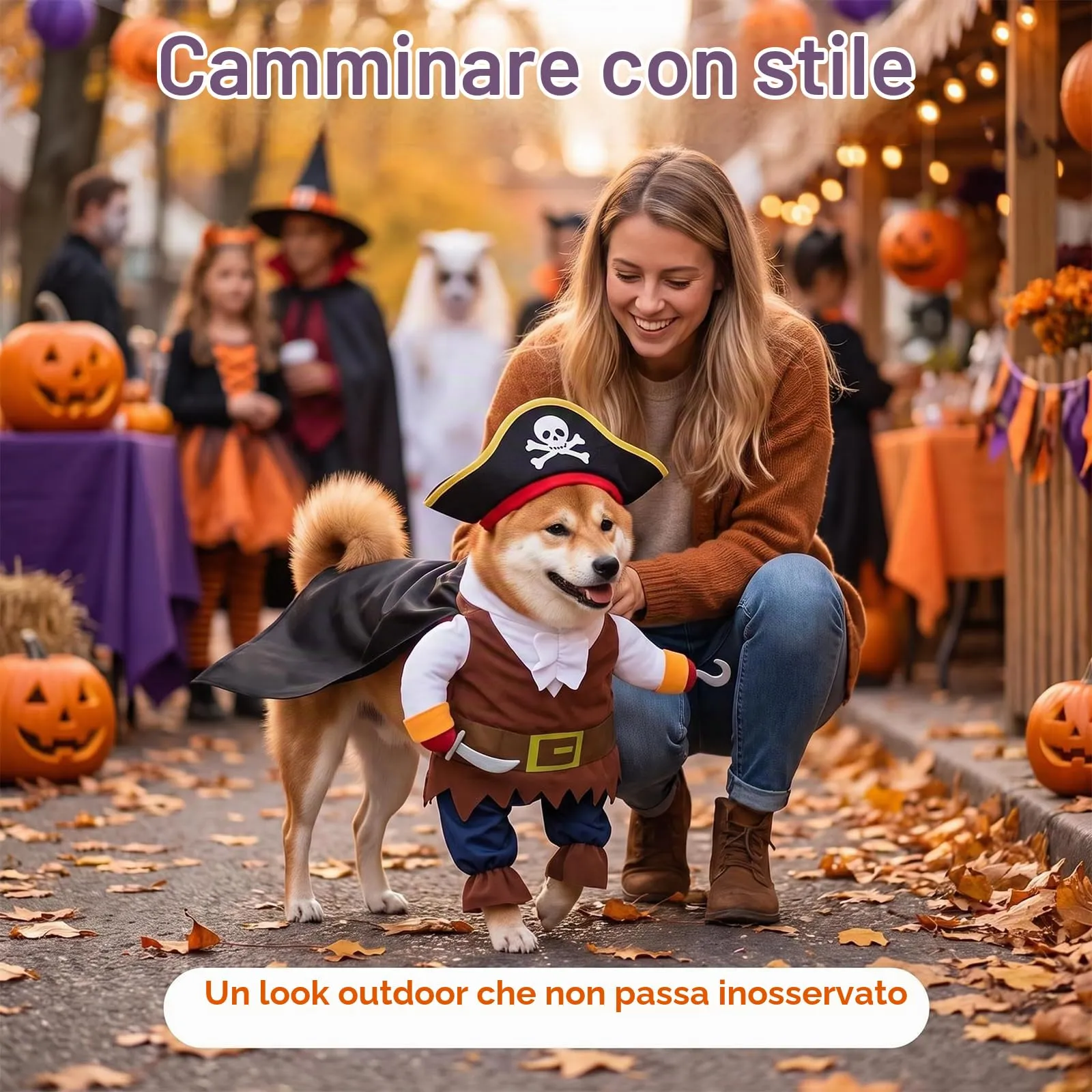 VIDSTW Costume di Halloween per Cani in Cotone, Taglia S - immagine 6