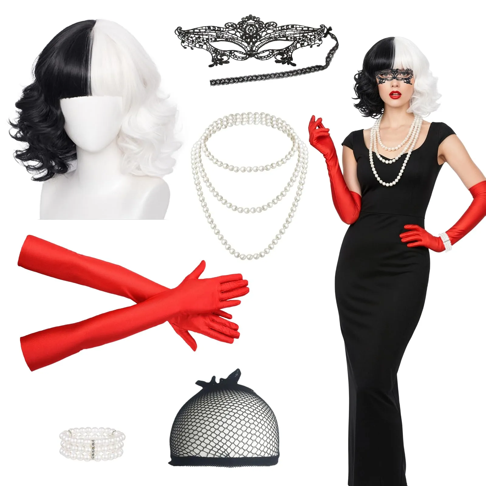 YAEGIMHT Cruella Costume - immagine 1