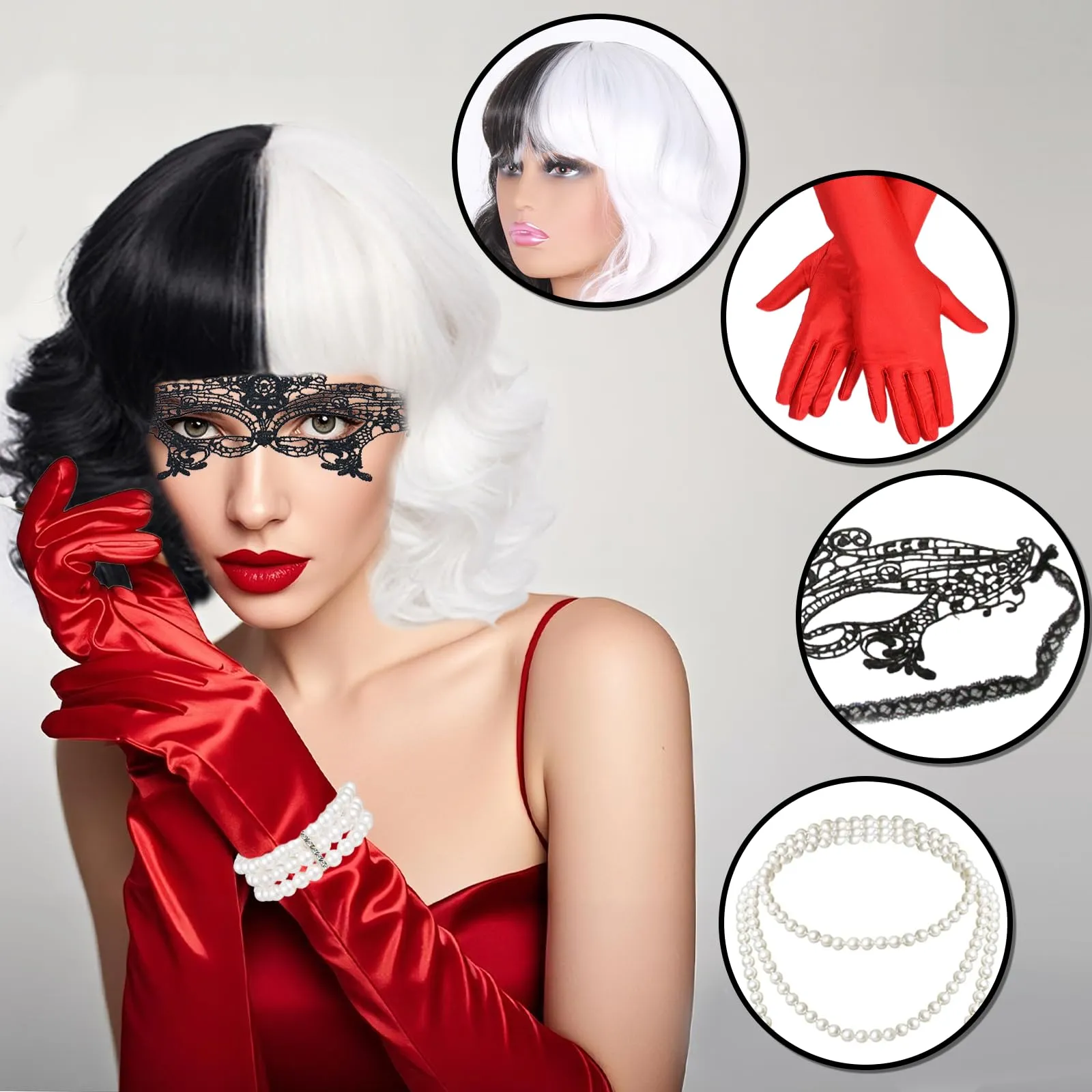 YAEGIMHT Cruella Costume - immagine 4
