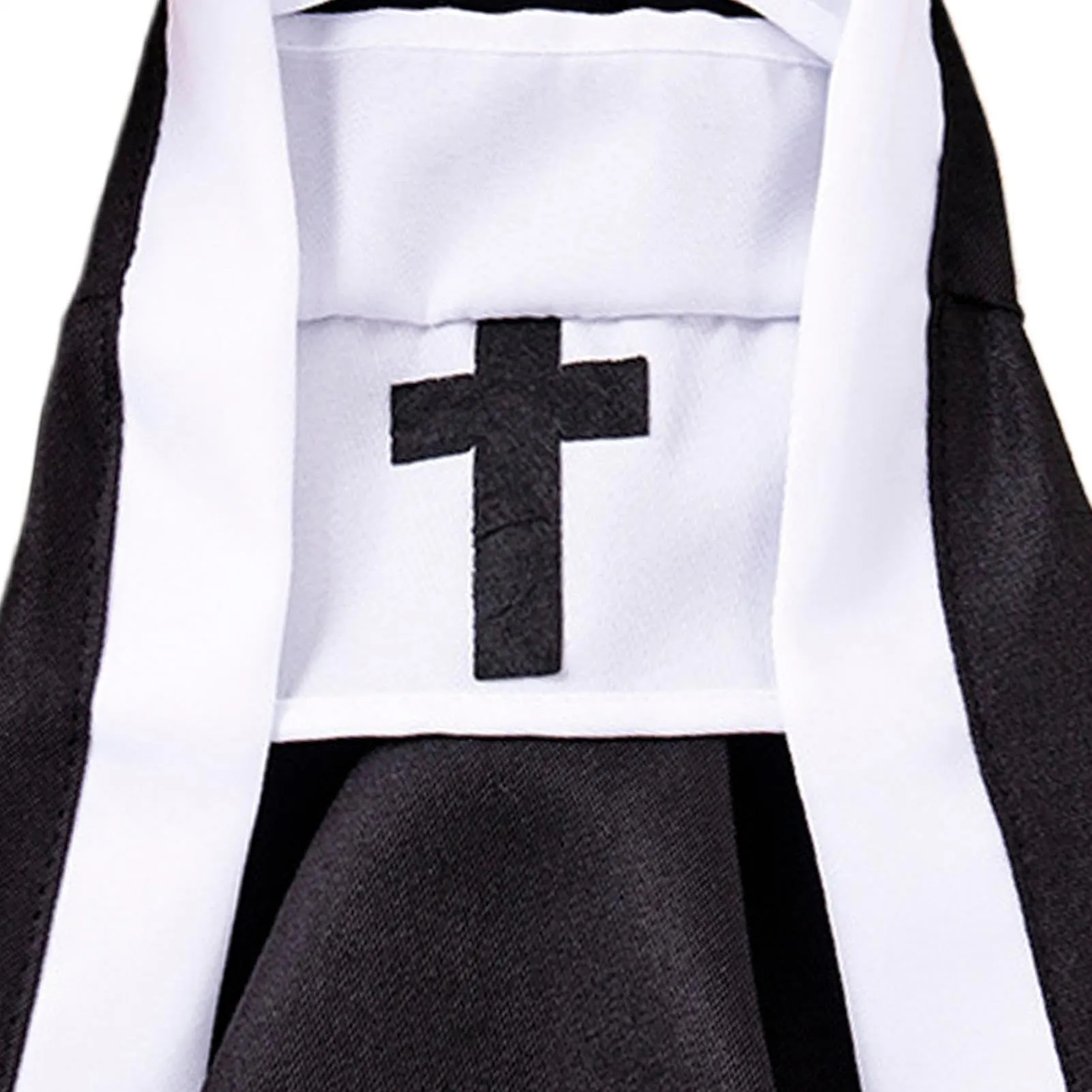 Tuxuseo Costume da Suora per Gatti e Cani di Piccola Taglia, Nero e Bianco - immagine 8