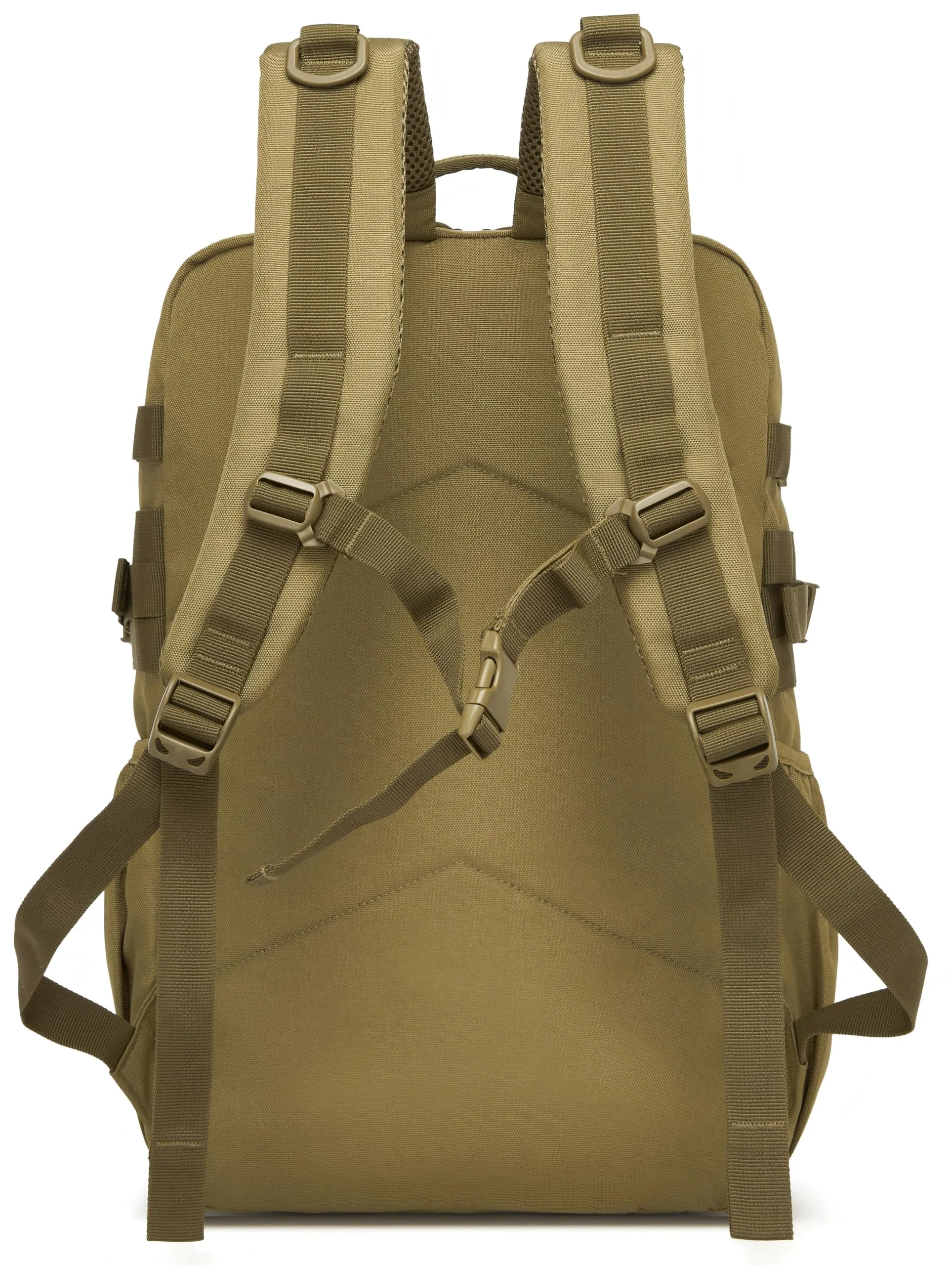 Wotony Zaino Tattico Militare Impermeabile con Sistema Molle, 35L, Cachi - immagine 5