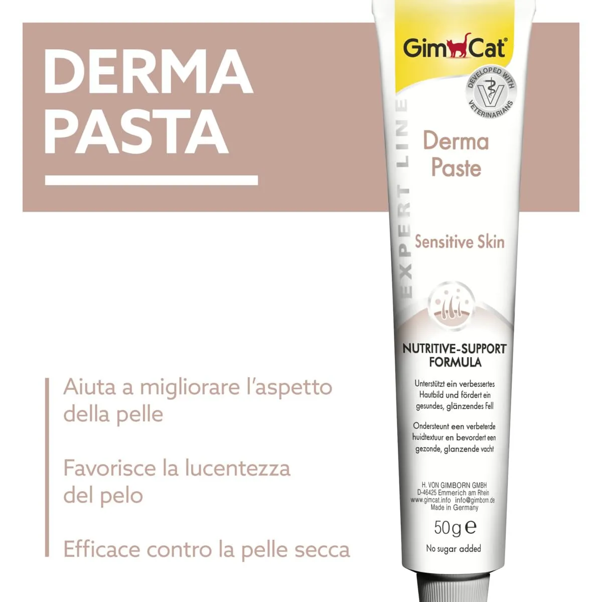 GimCat Expert Line Derma Pasta, 50 g - immagine 2