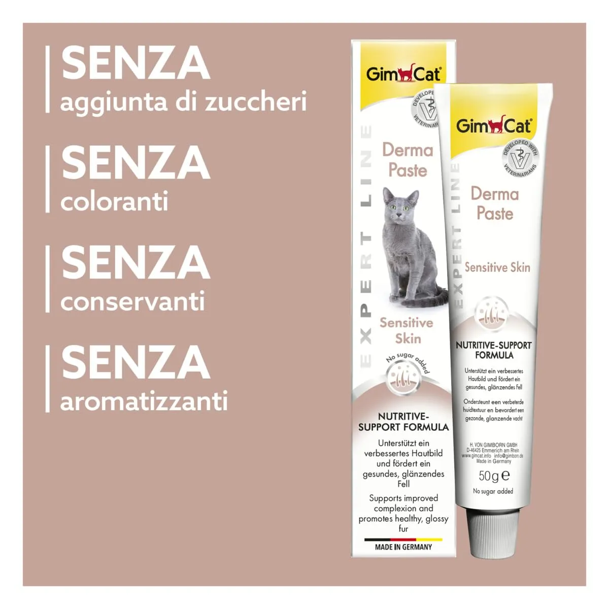 GimCat Expert Line Derma Pasta, 50 g - immagine 5