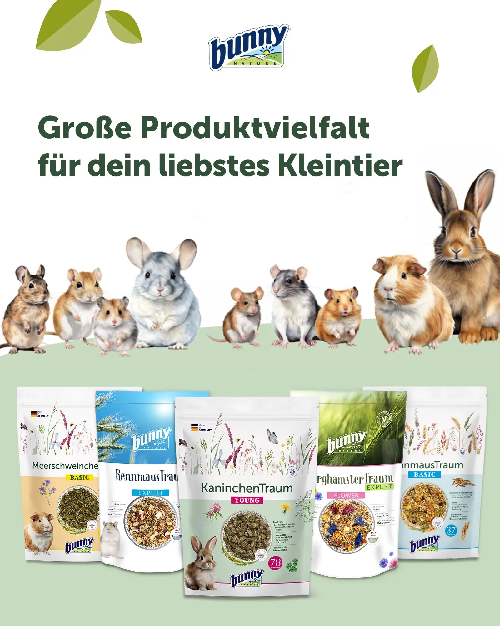 Bunny Nature HamsterTraum Expert Mangime per Criceti, 500 g - immagine 6