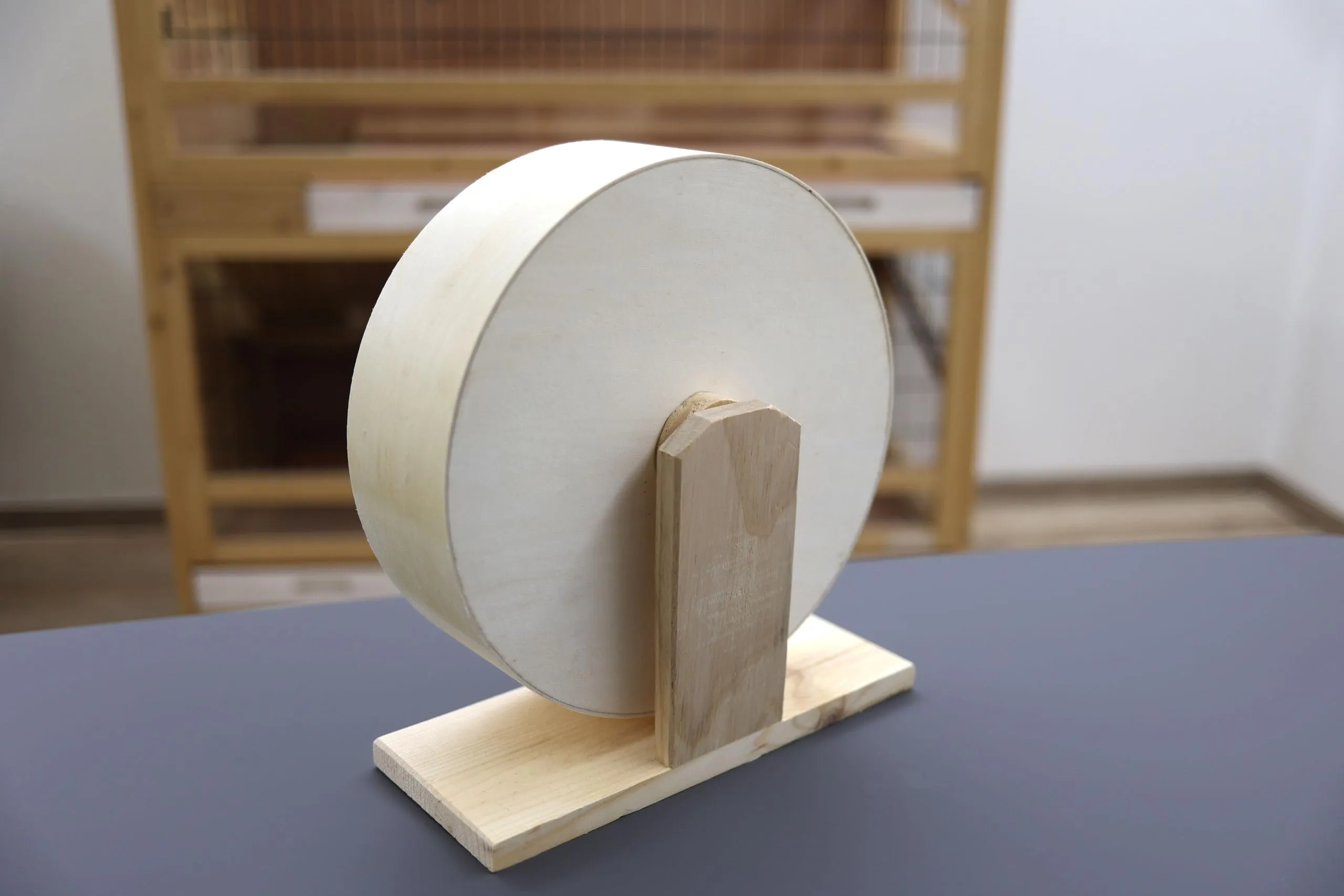 Kerbl Pet Ruota per criceti in legno con sughero, Ø 22 cm - immagine 4