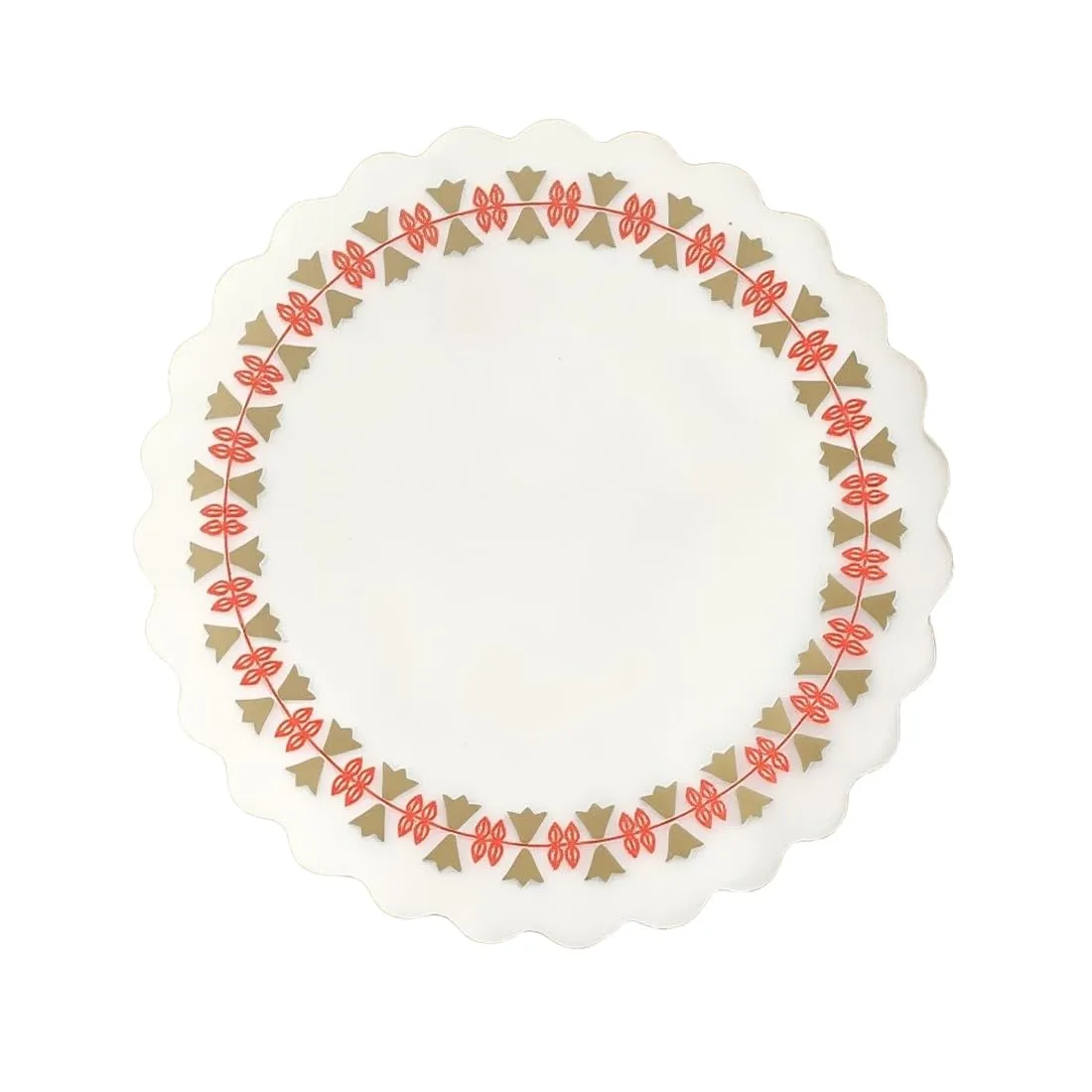 ROKZELT Tovagliette di Carta Monouso in Pizzo, 18cm, 100 Pezzi - immagine 1