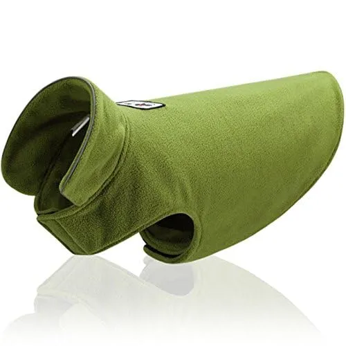 Ecent Cappottino Invernale in Pile per Cani (Verde, L) - immagine 1