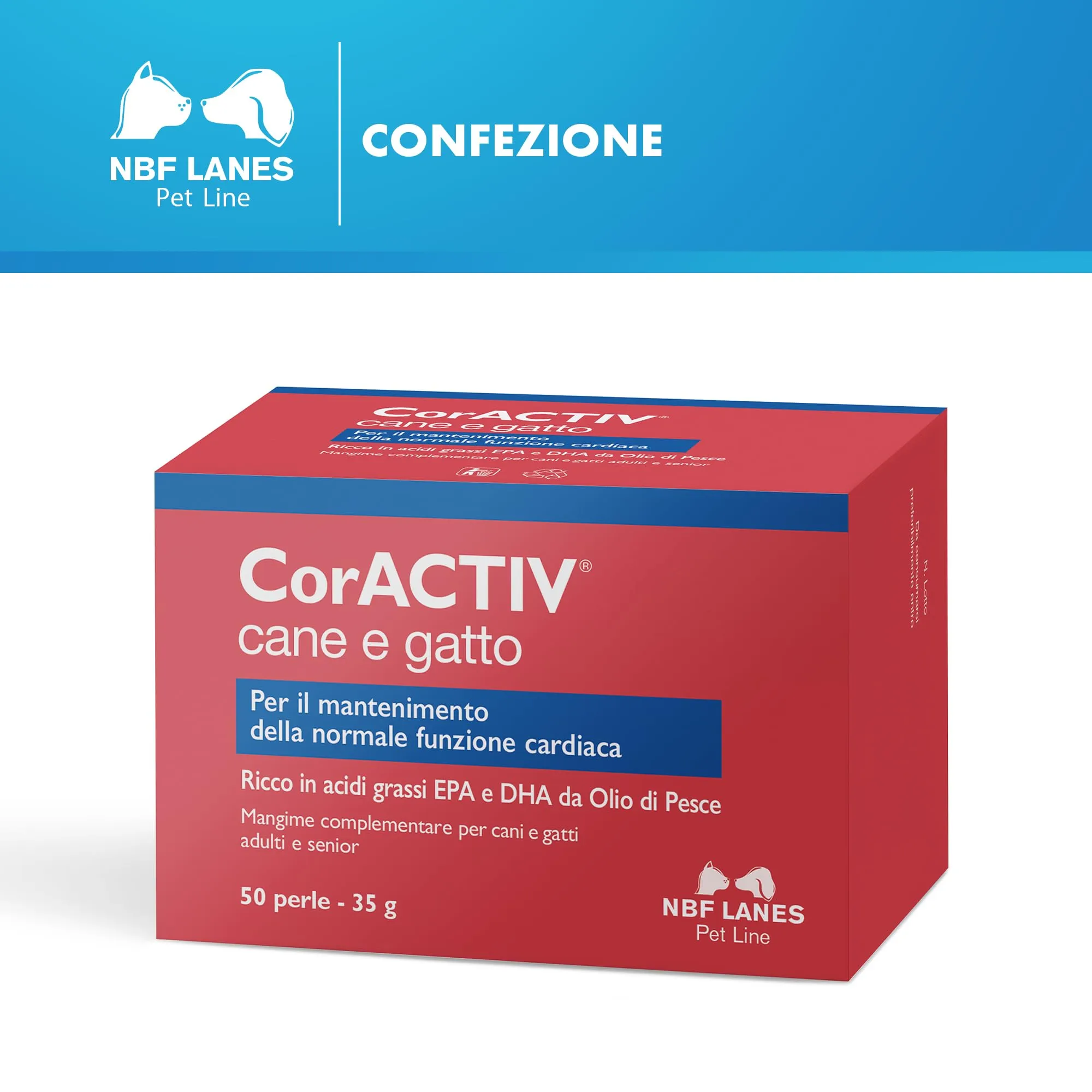 NBF Lanes CorACTIV per Cane e Gatto, 50 Perle - immagine 6