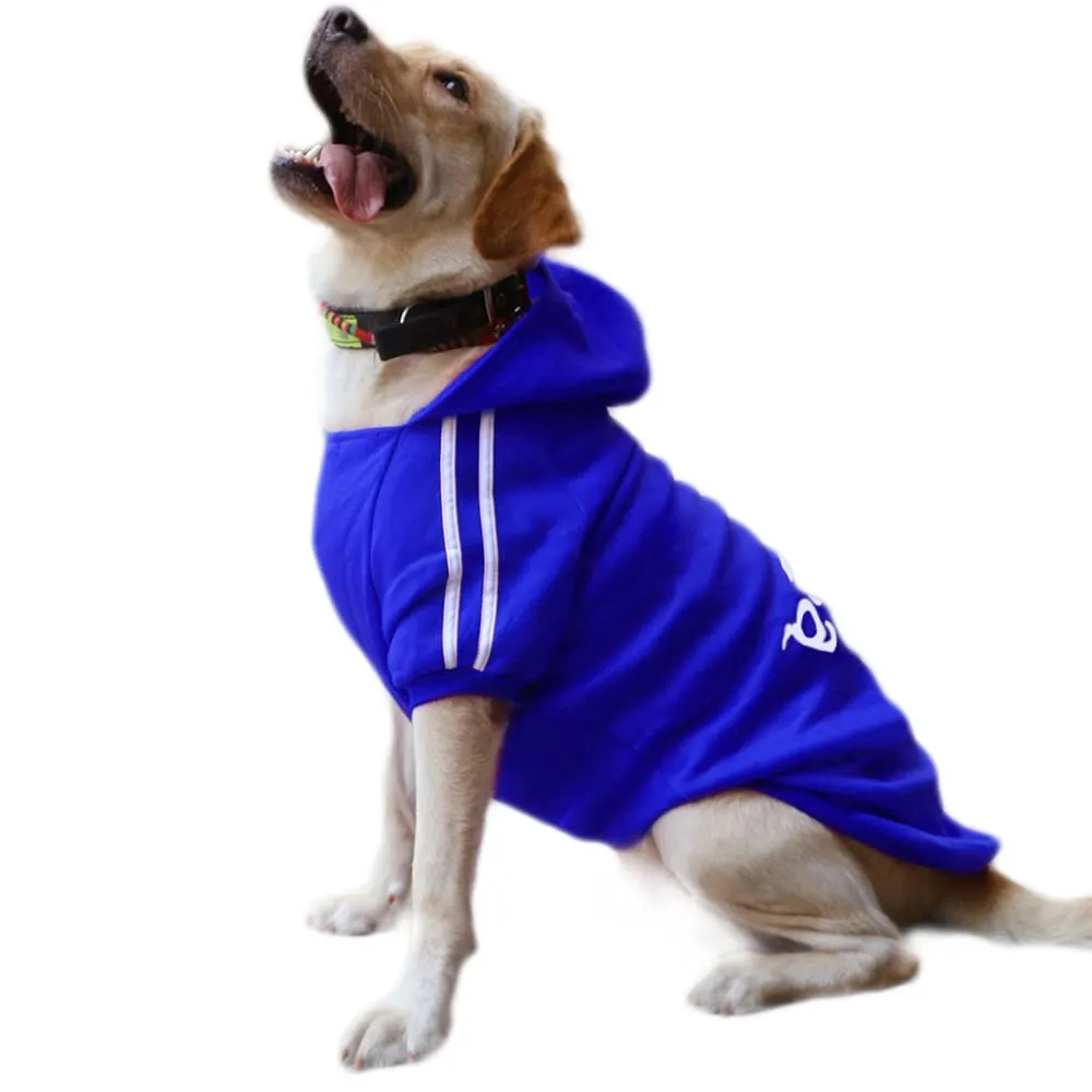 Eastlion Felpa con Cappuccio in Cotone per Cani, Blu Scuro, 4XL - immagine 1