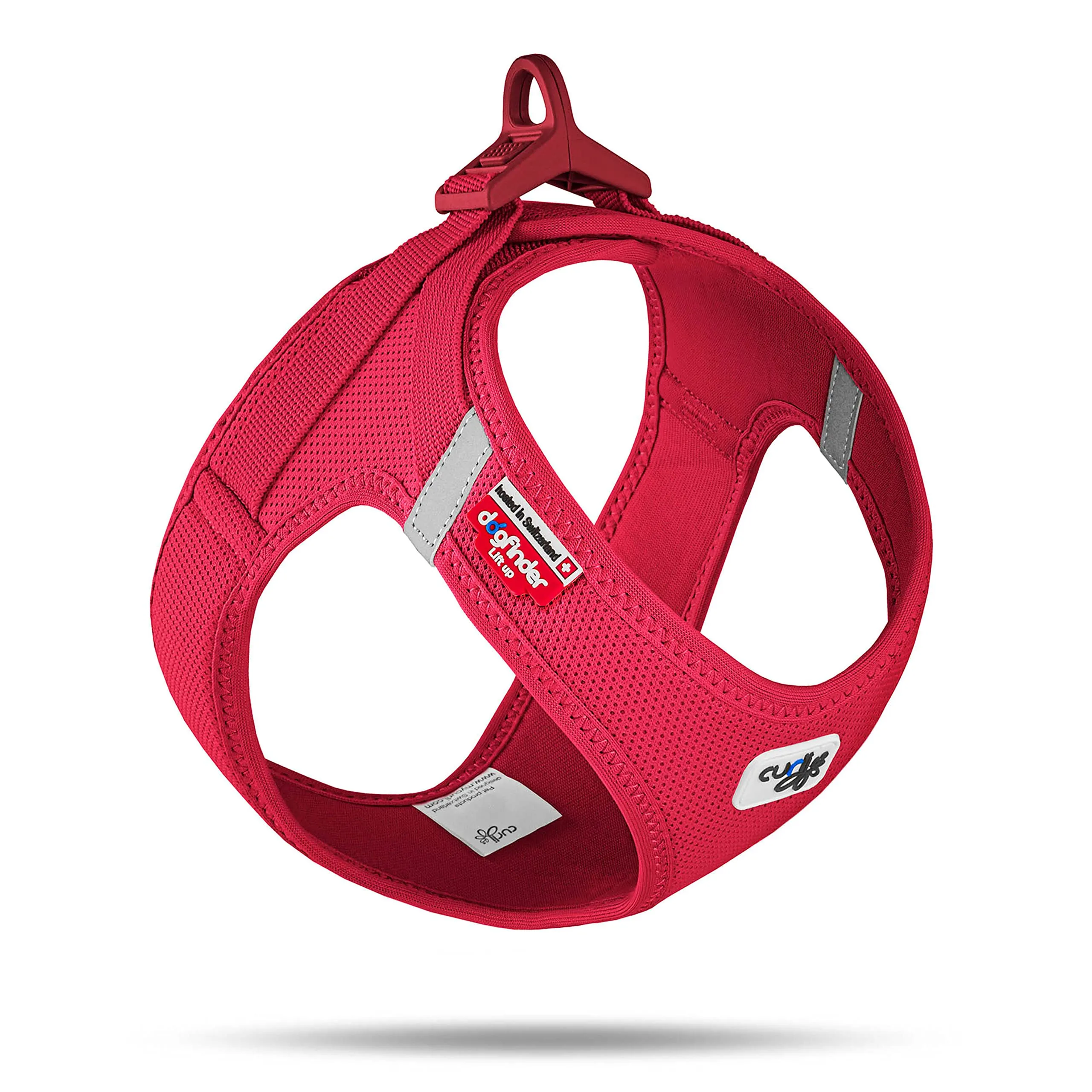 curli Vest Harness Clasp Air-Mesh, Red, XS - immagine 1