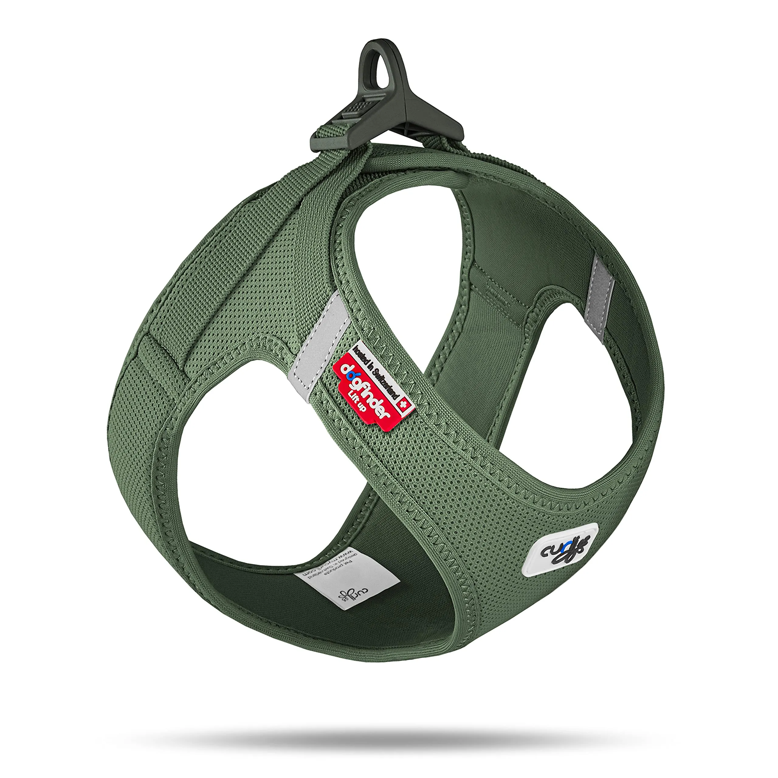 Curli Vest Harness Clasp Air-Mesh, Moss, L - immagine 1