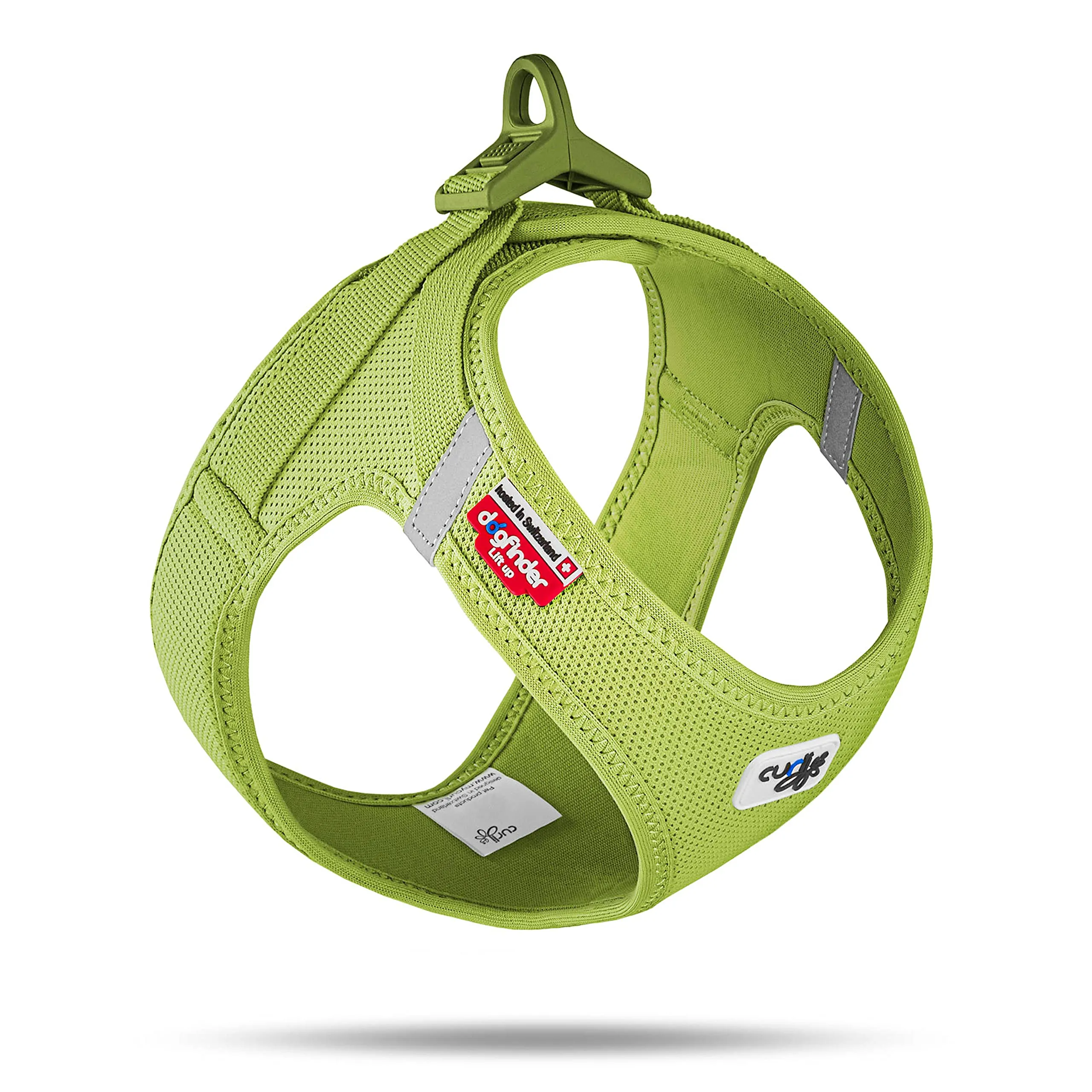 Curli Vest Harness Clasp Air-Mesh, Lime, S - immagine 1