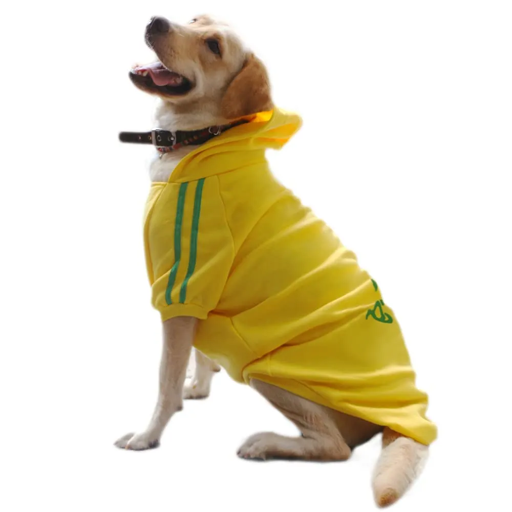 Eastlion Felpa con Cappuccio in Cotone per Cane, Giallo, 9XL - immagine 1